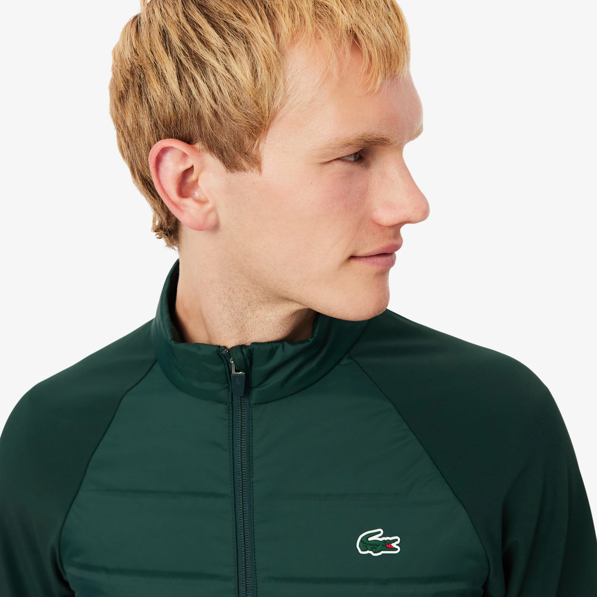 Men's High-Neck Quilted Golf Jacket