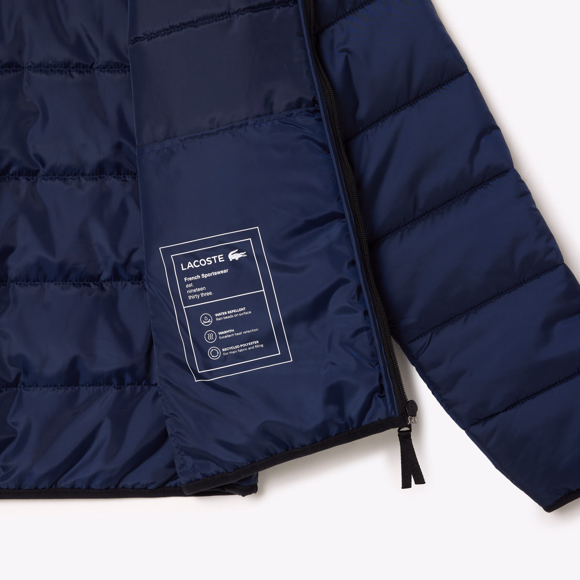 Men's Water-Repellent Quilted Puffer Jacket
