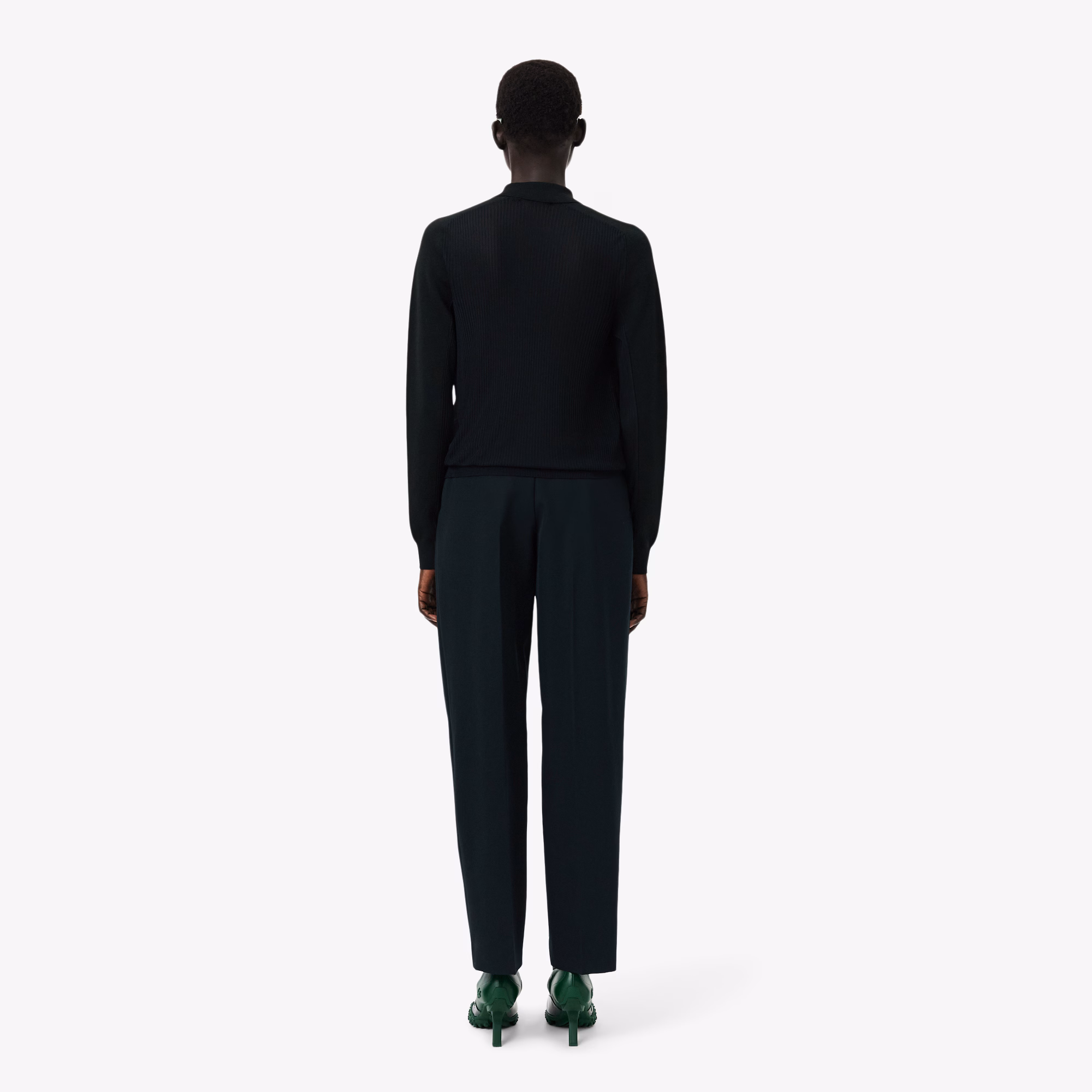 Runway Straight Fit Tailored Wool Pants