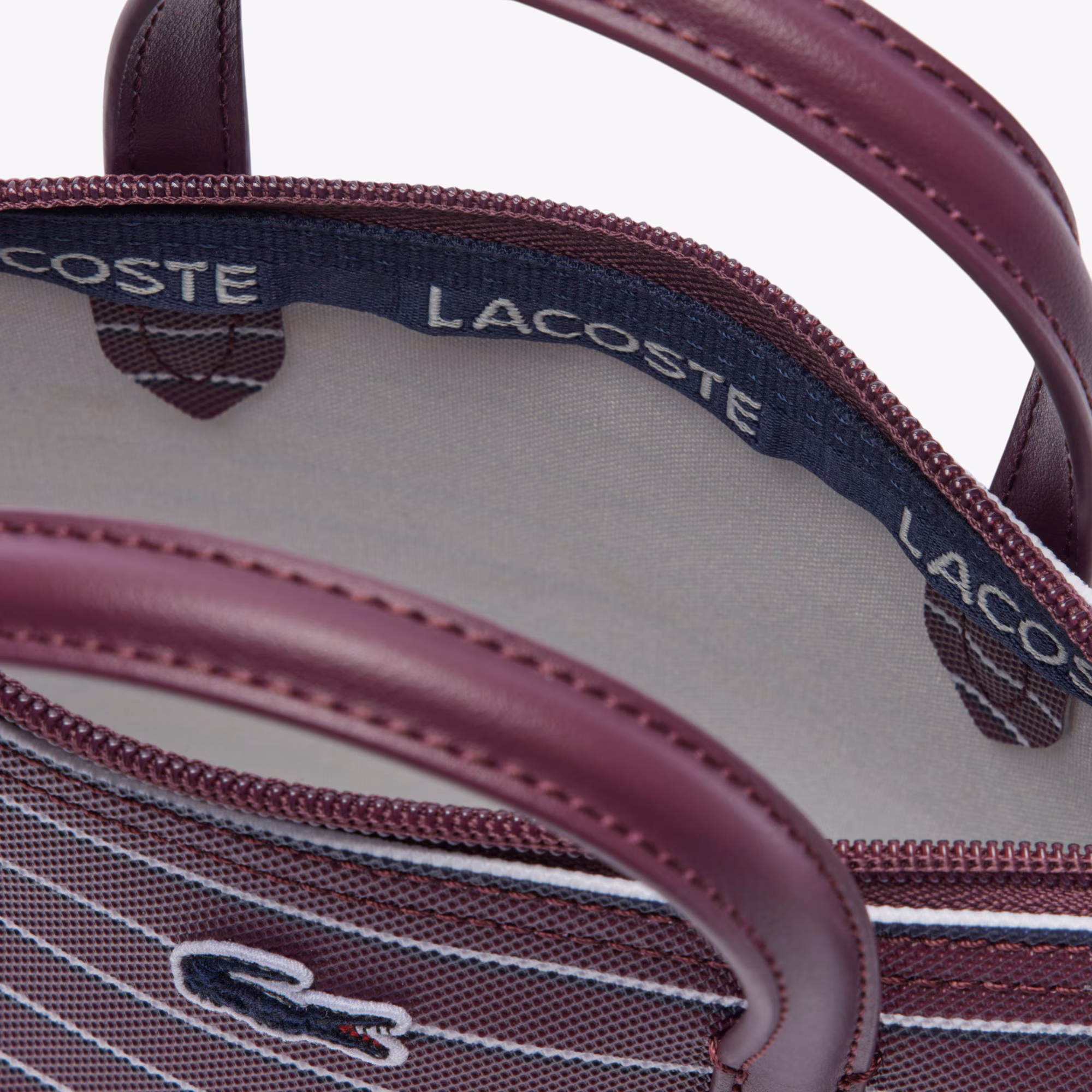 Mini Striped L.12.12 Concept Tote