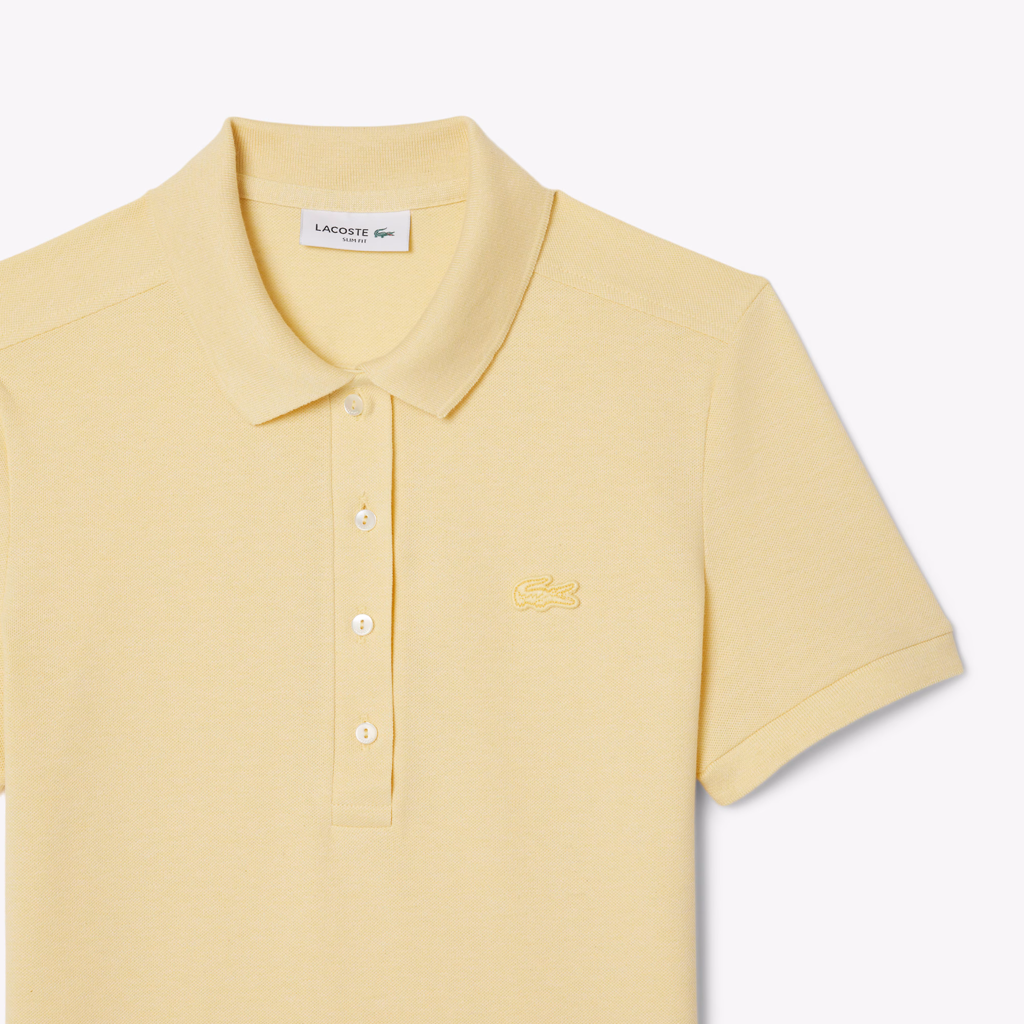 Women's L.12.D Slim Fit Stretch Mini Piqué Polo