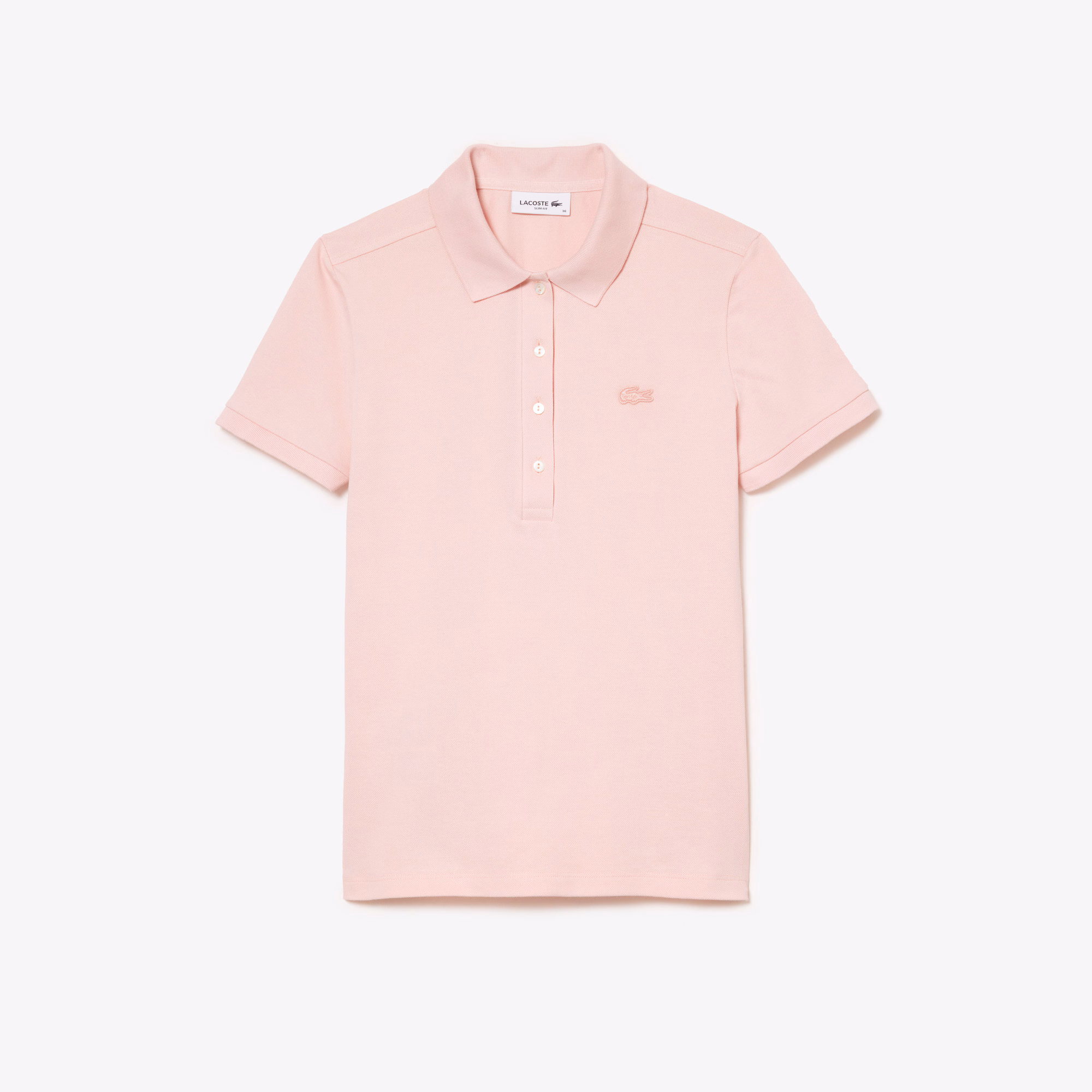 Women's L.12.D Slim Fit Stretch Mini Piqué Polo