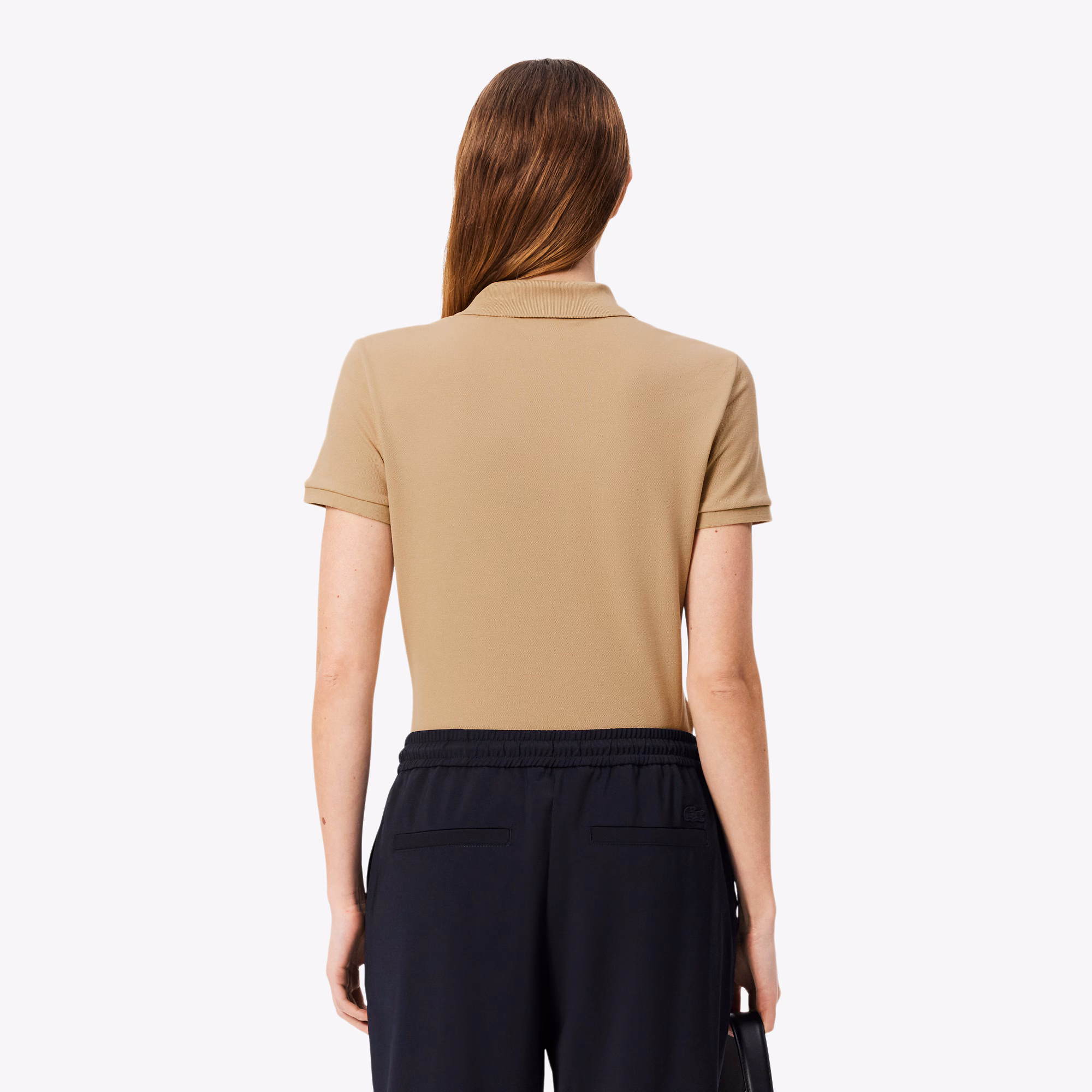 Women's L.12.D Slim Fit Stretch Mini Piqué Polo