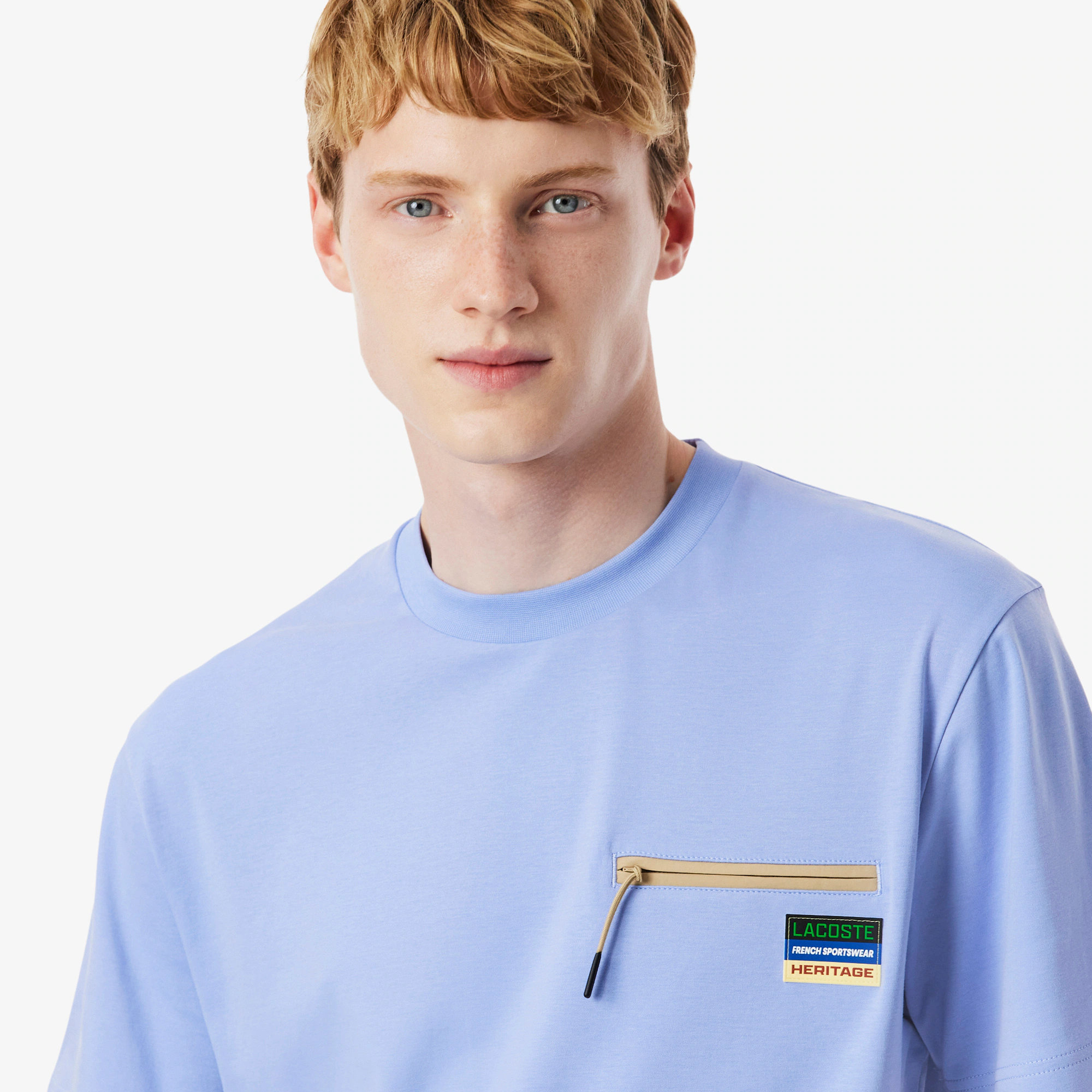 Men's Zipper Pocket Interlock T-Shirt