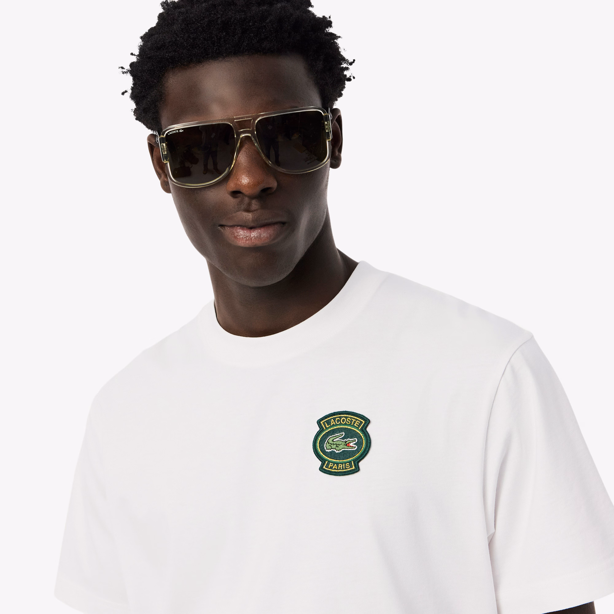 Men's Cotton Badge T-Shirt
