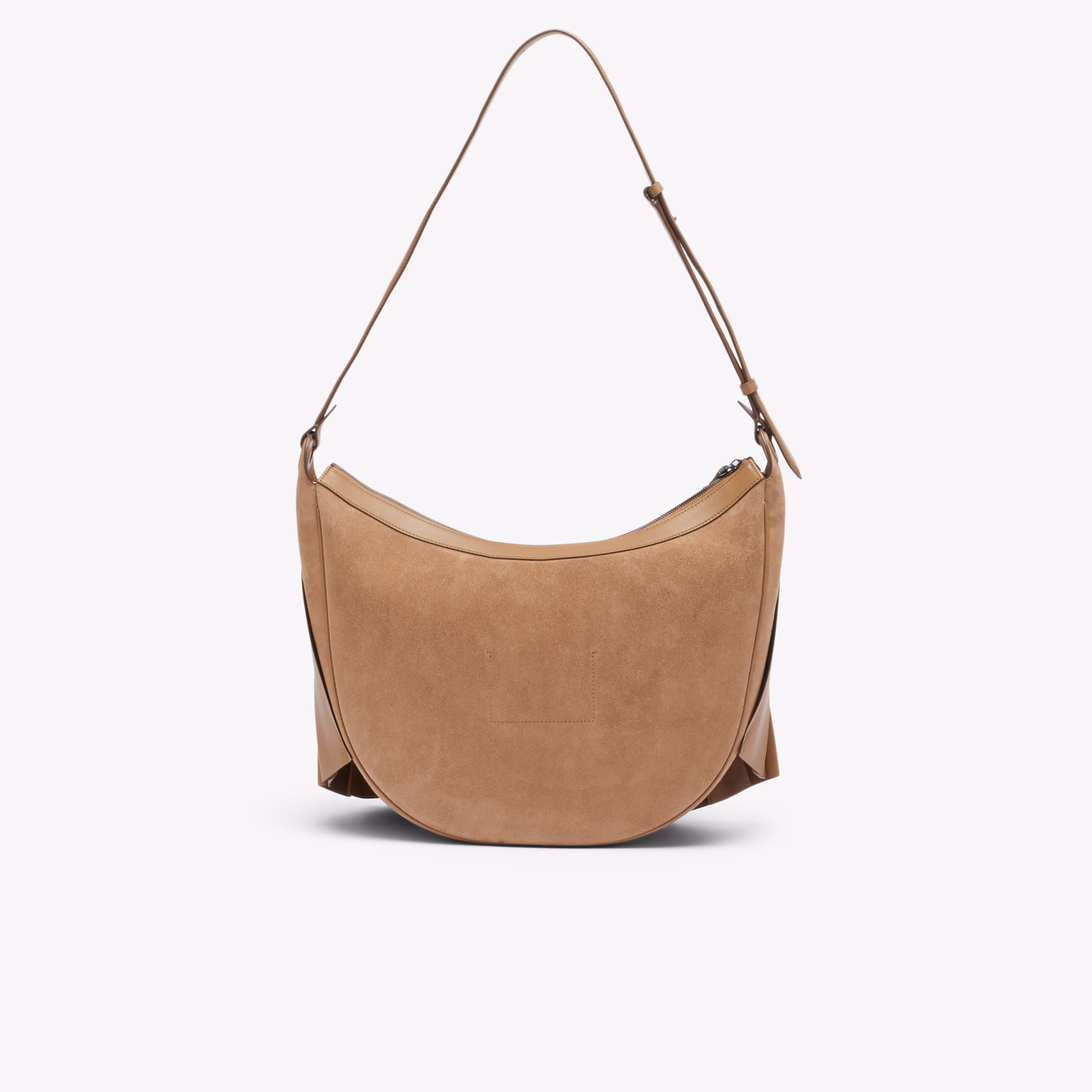Runway XL Lenglen Suede Leather Hobo Bag