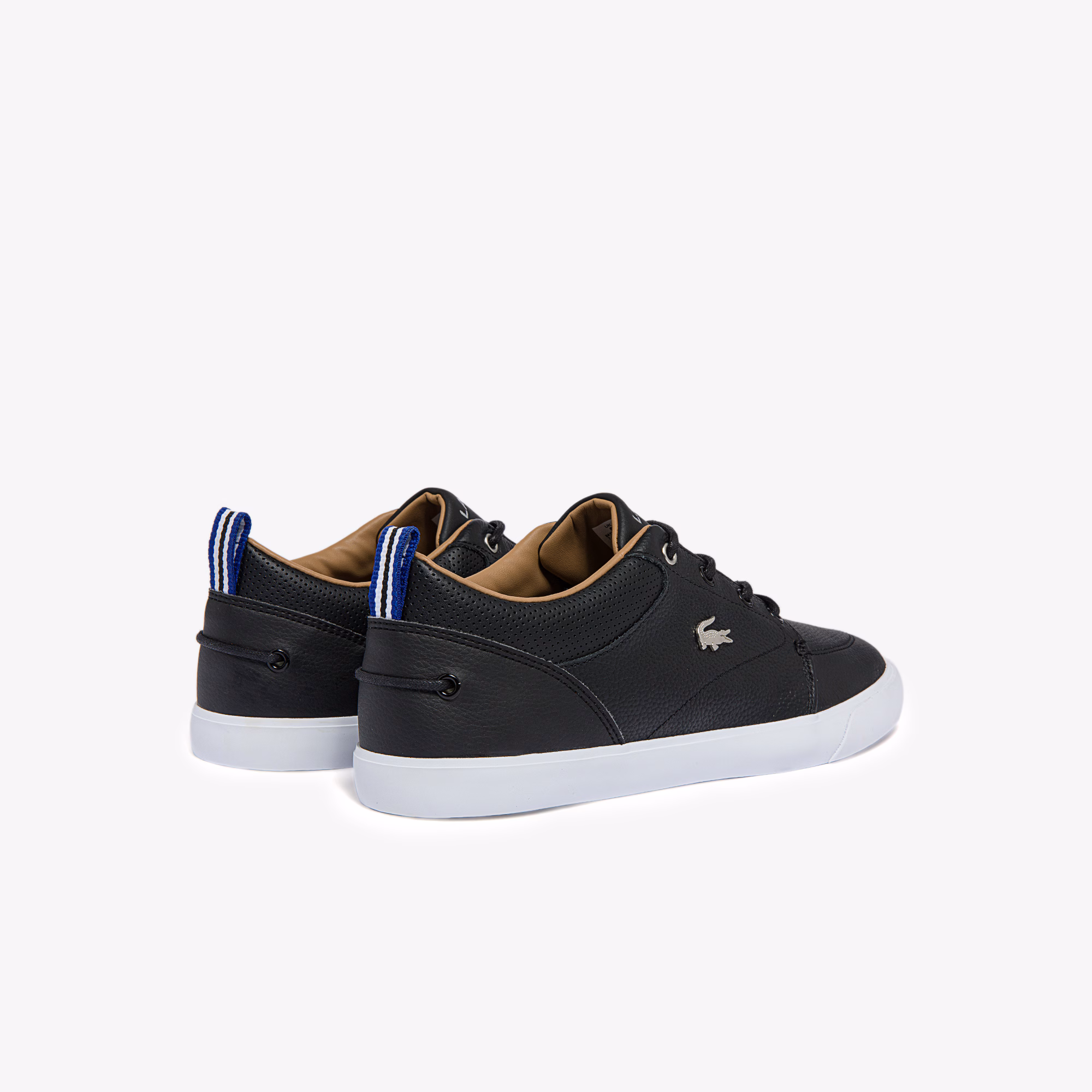 Men's Bayliss Leather Perforated Collar Sneakers