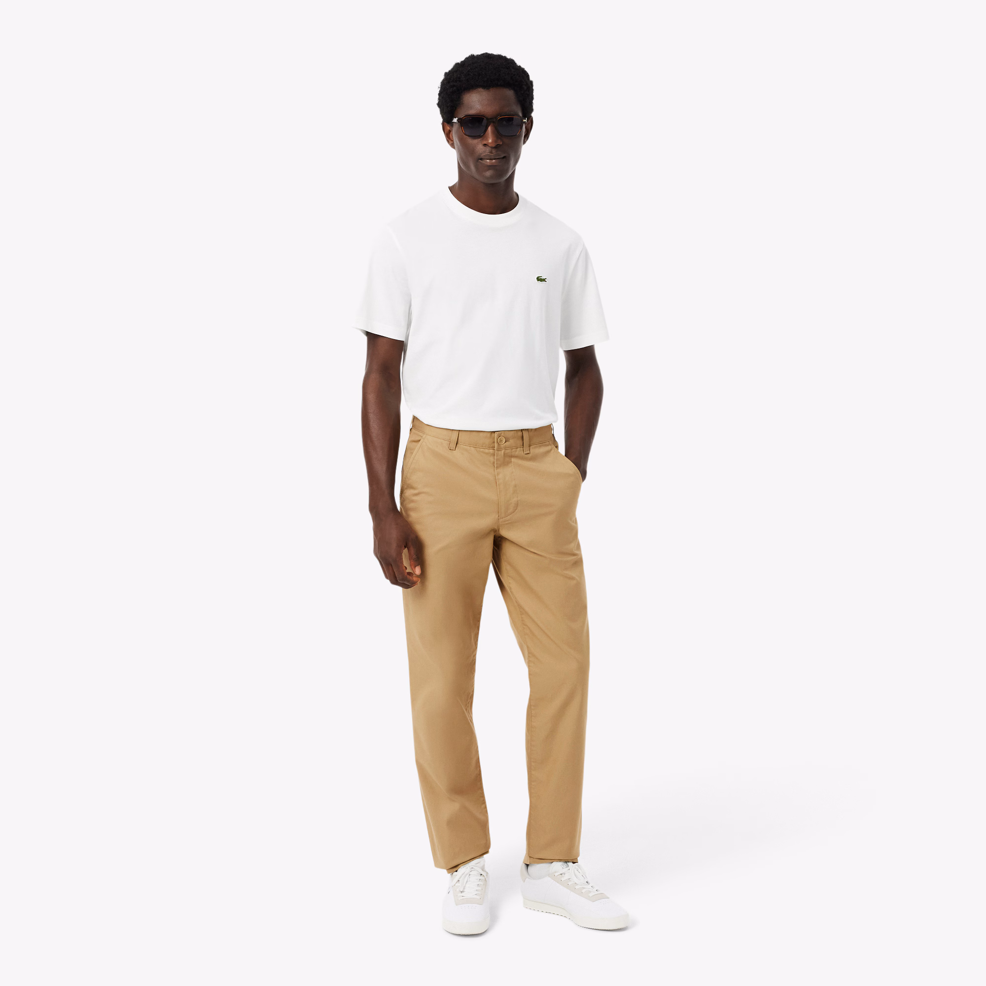 Men's Regular Fit Cotton Chino Pants