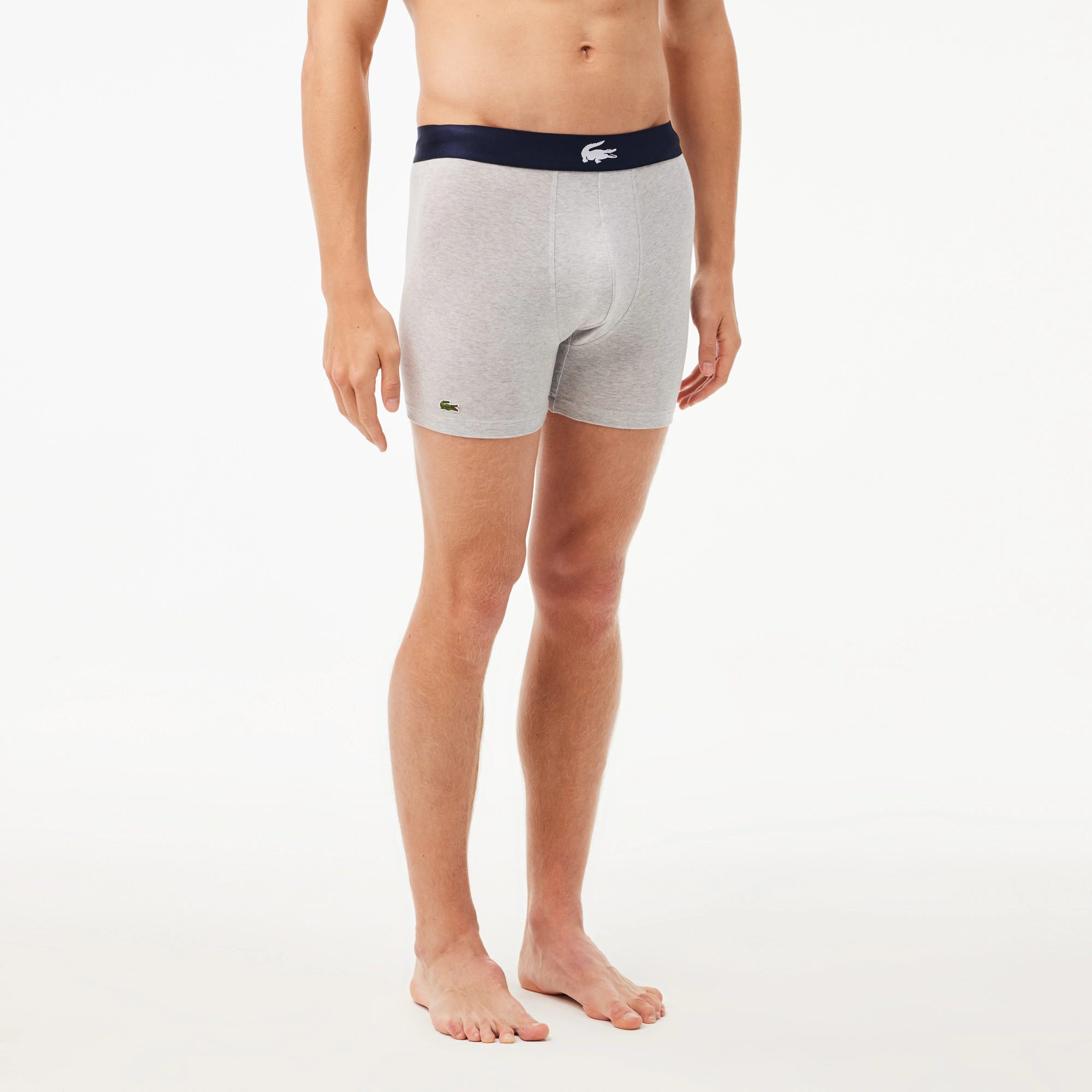 Men's 3-Pack Crocodile Waist Boxer Briefs