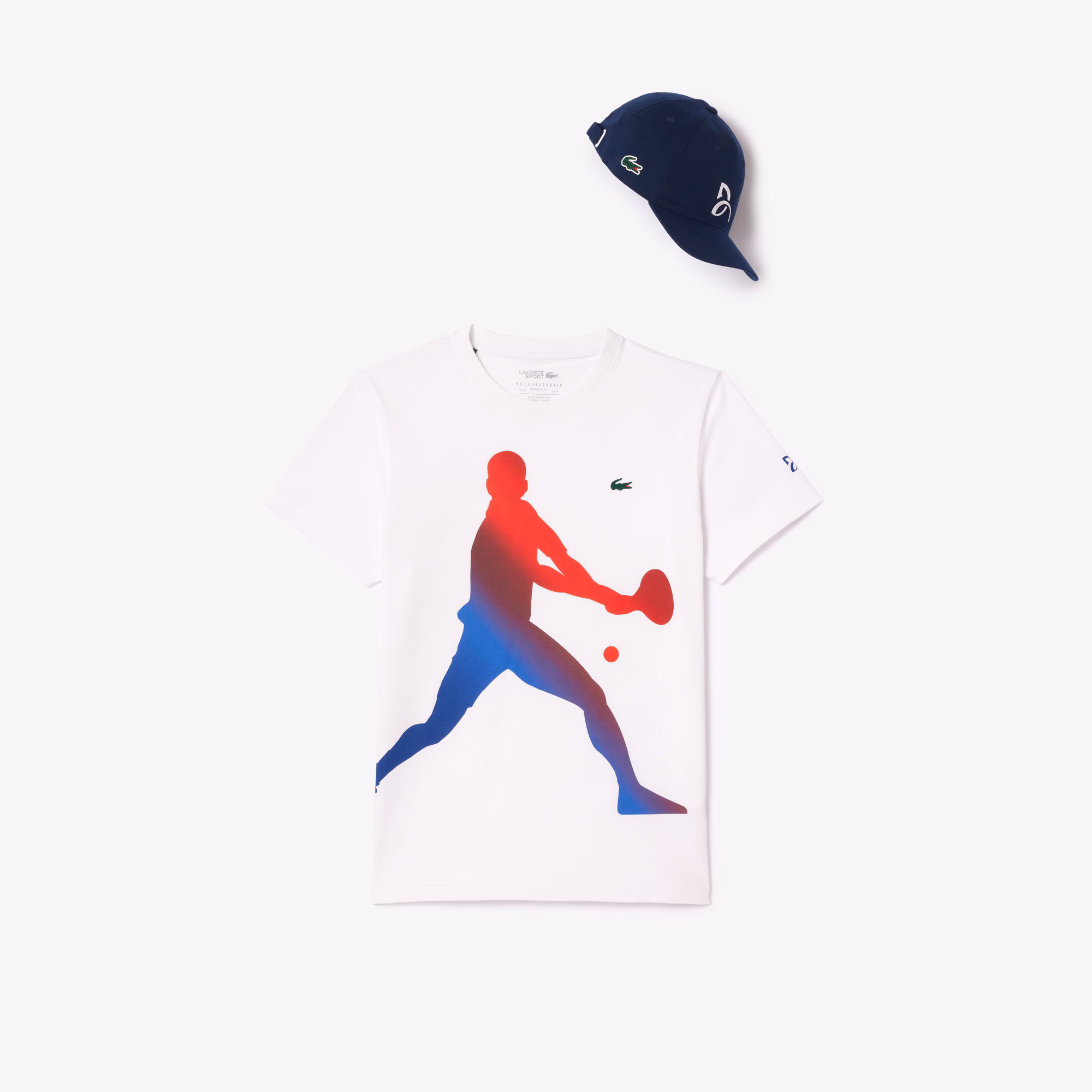 Men's Lacoste Tennis x Novak Djokovic T-Shirt & Cap Set