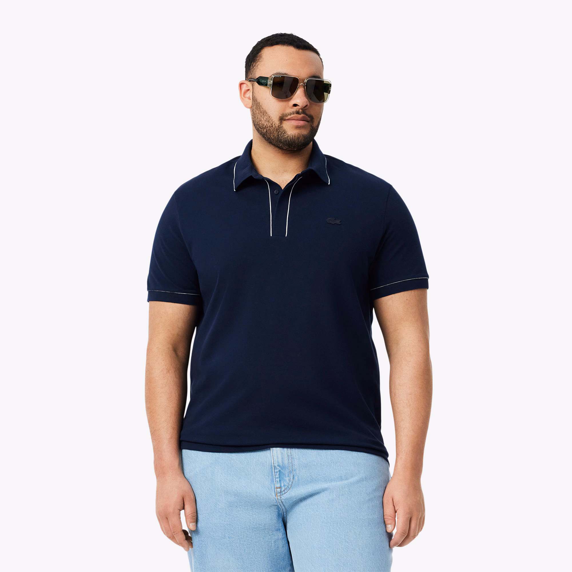 Men's Regular Fit Paris Stretch Piqué Polo