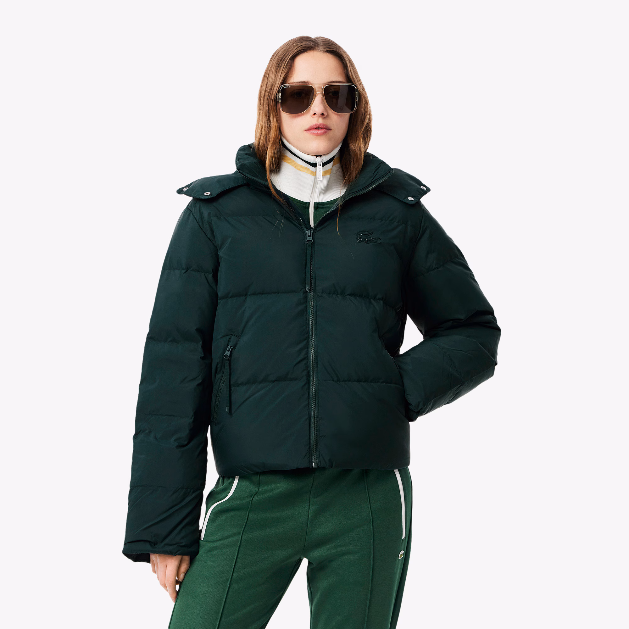 Women's Relaxed Fit Hooded Down Jacket