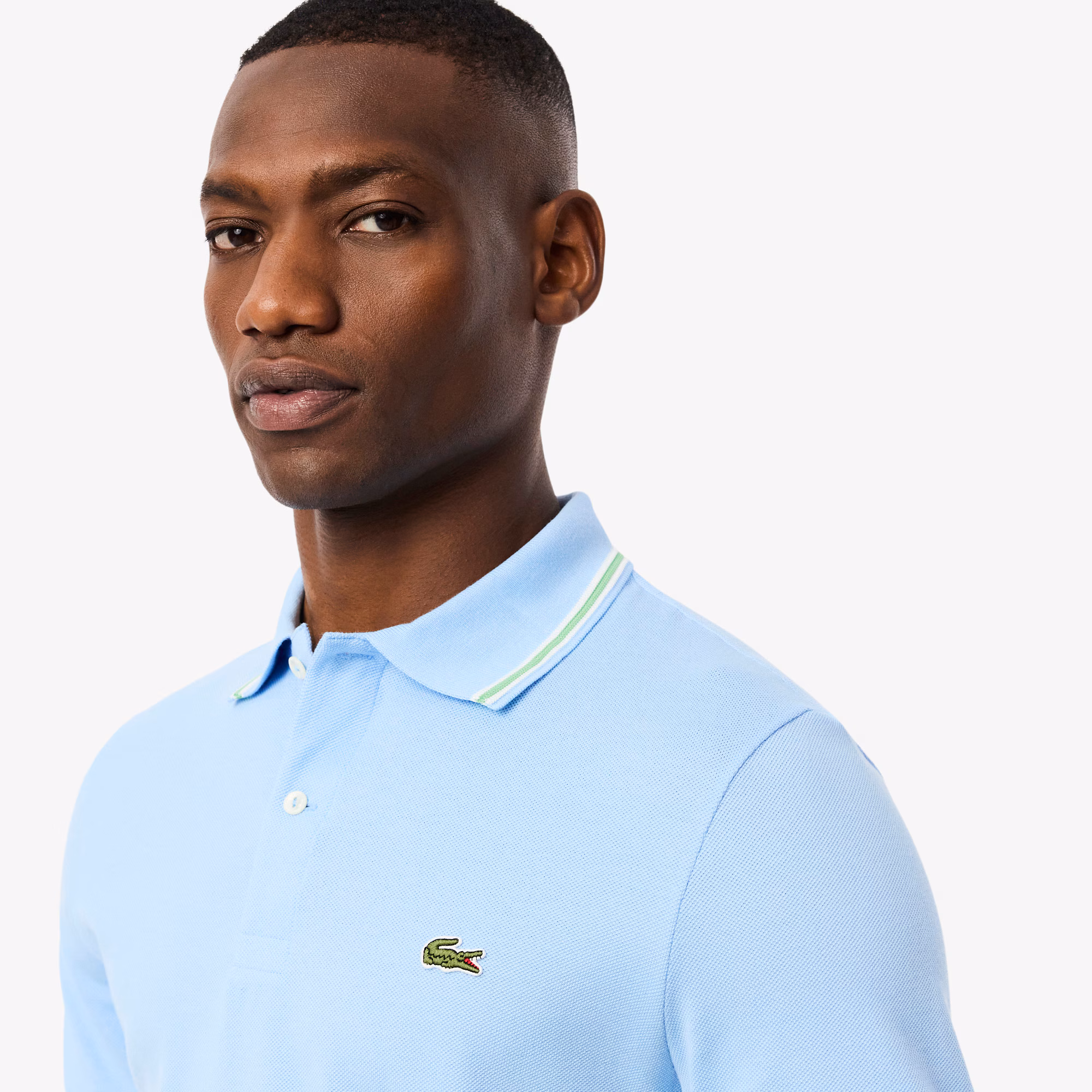 Men's Regular Fit Trim Accent L.12.12 Polo