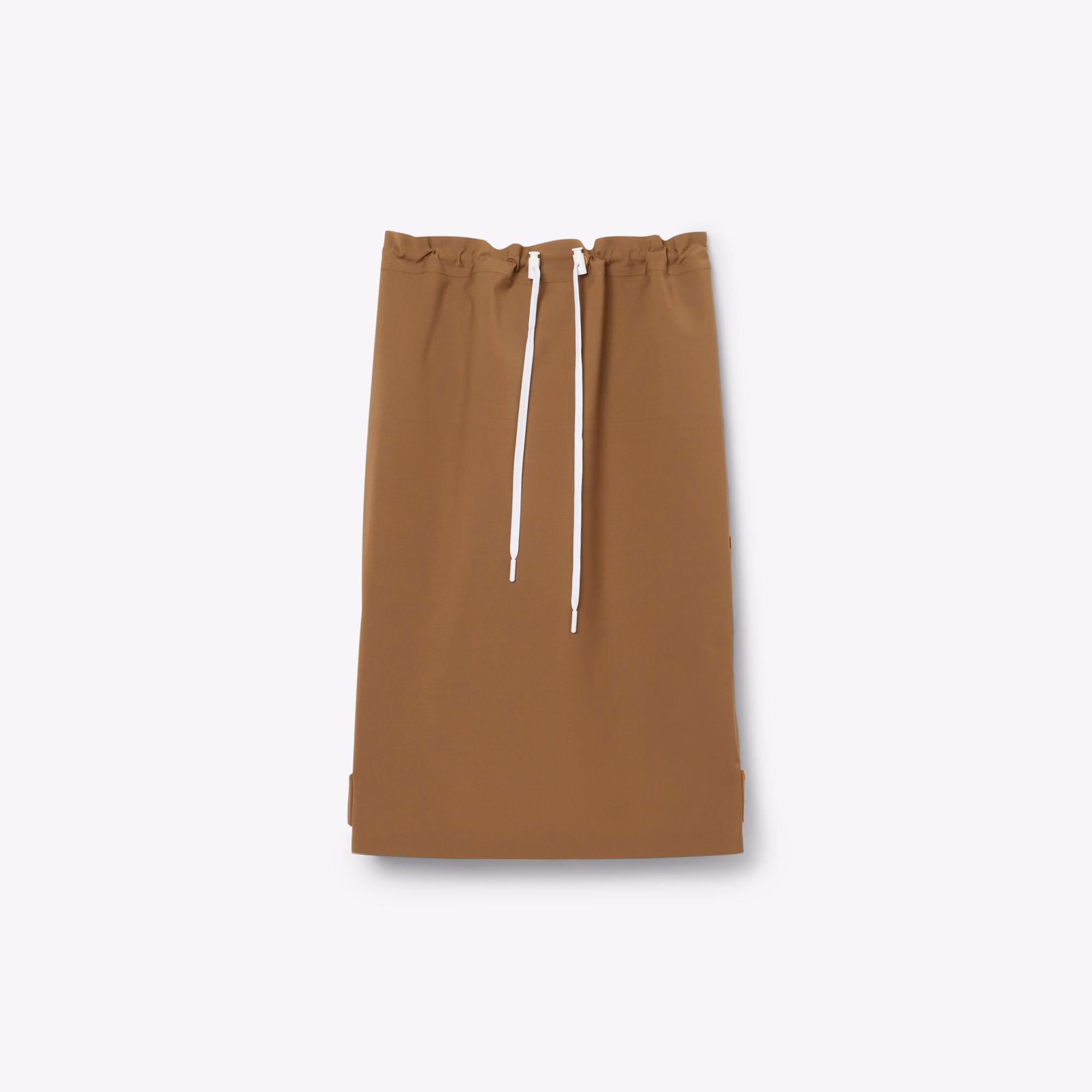 Runway Wool Blend Cargo Skirt