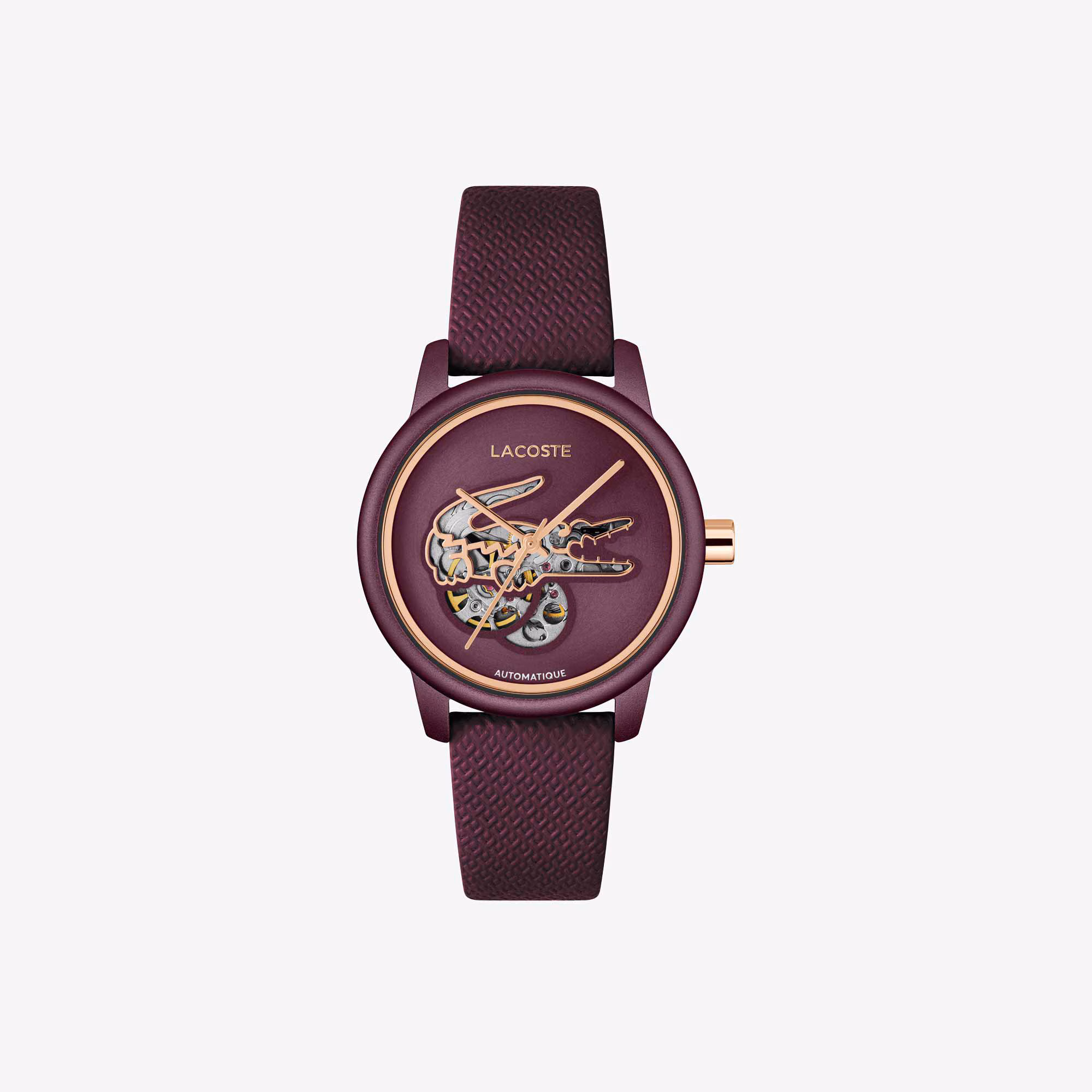 Lacoste.12.12 Auto Leather Automatic Watch