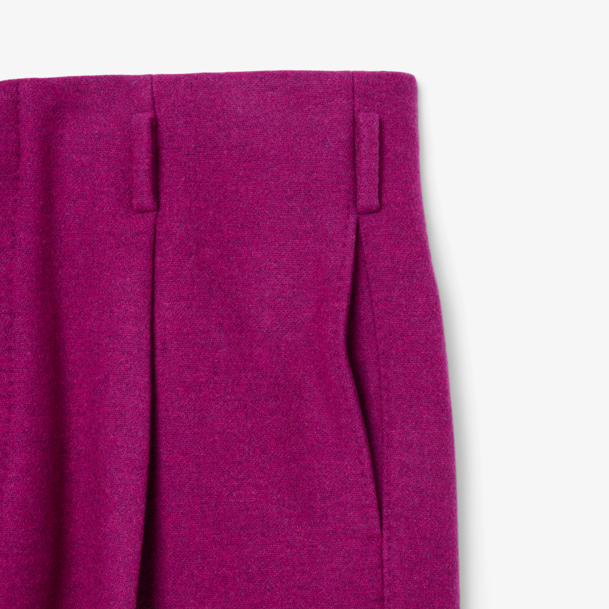 Runway Slub Wool Wide Fit Tailored Pants