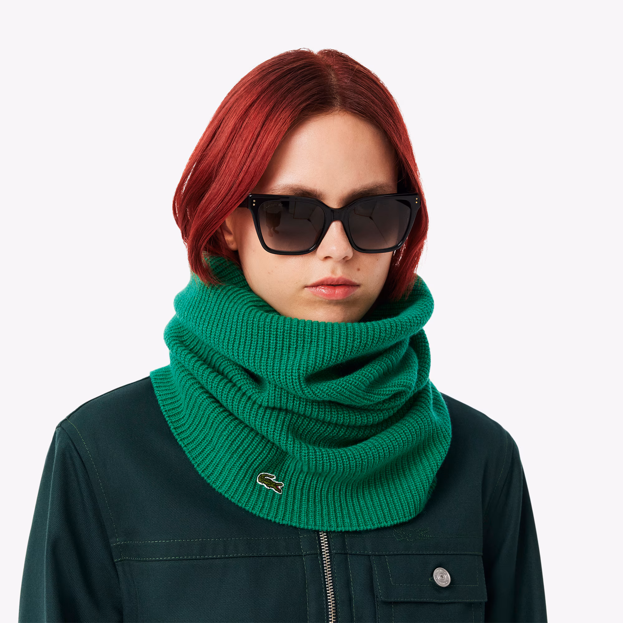 Women's Ribbed Cashmere Infinity Scarf