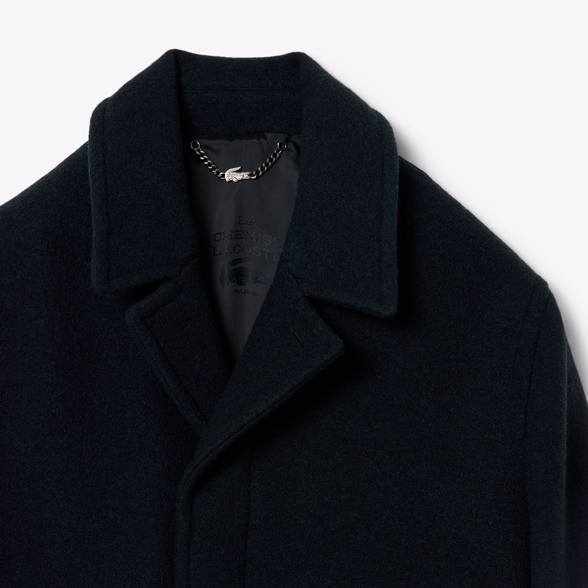 Runway Boiled Wool Coat