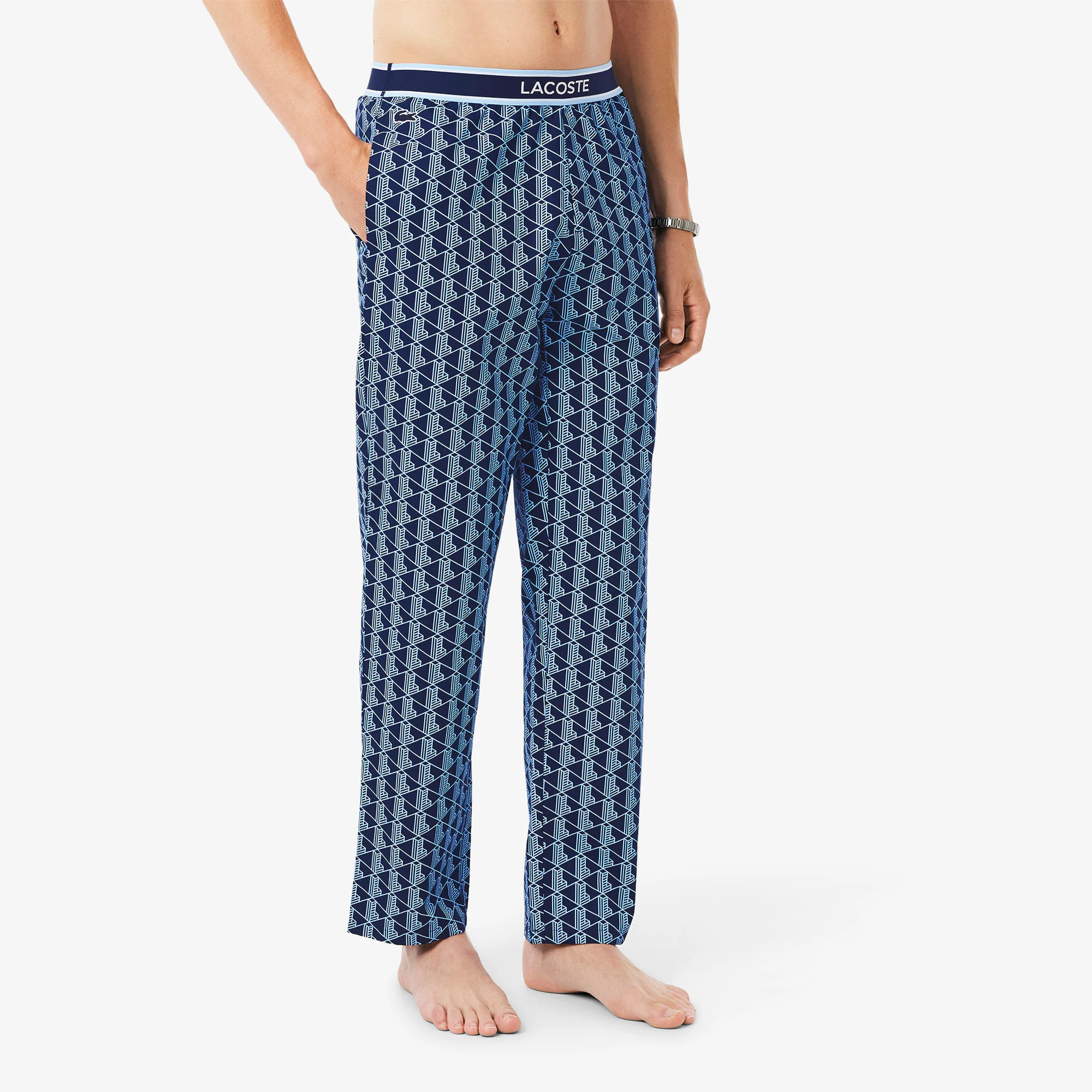 Men's Monogram Poplin Pajama Pants