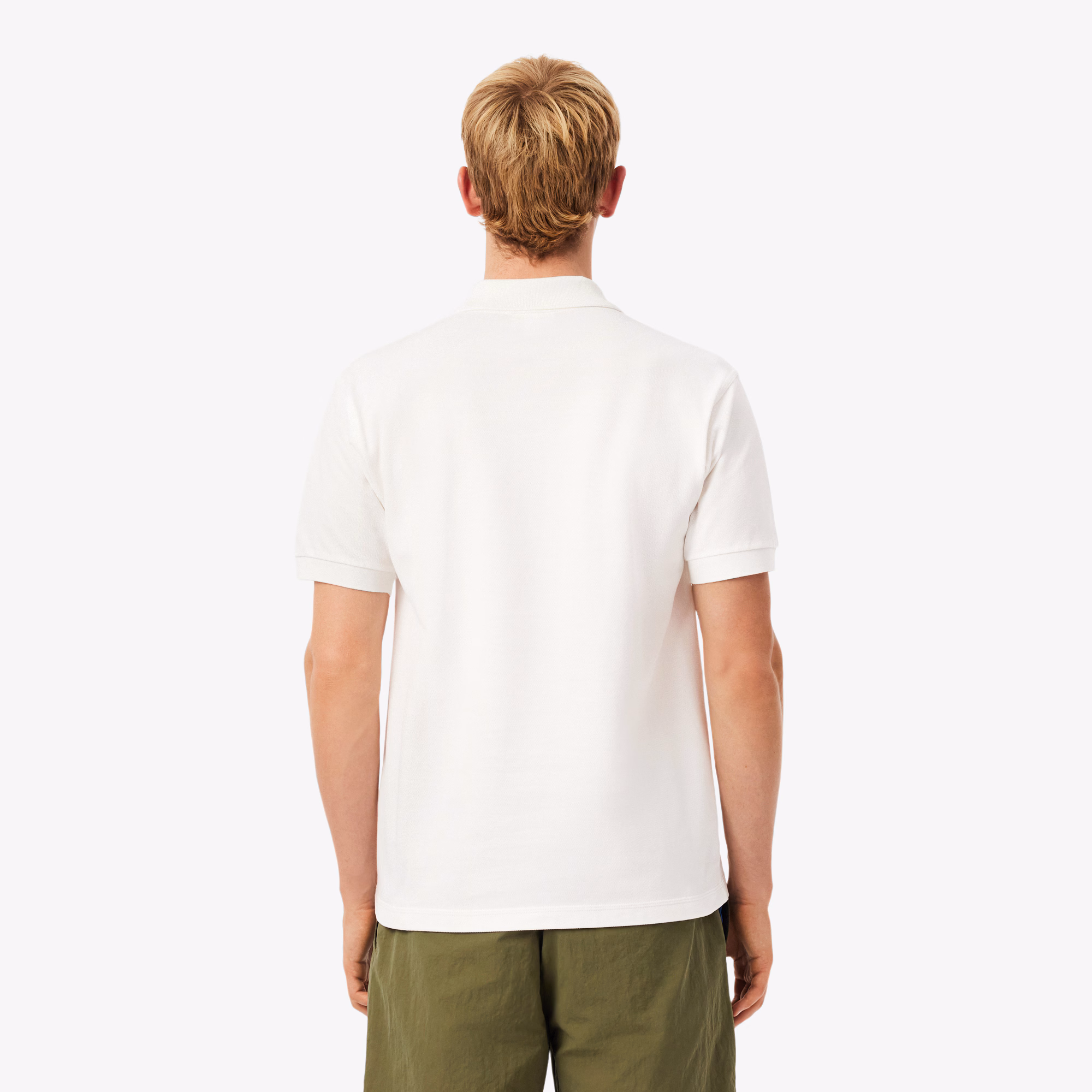 Men's Classic Fit Embroidered Motif Piqué Polo