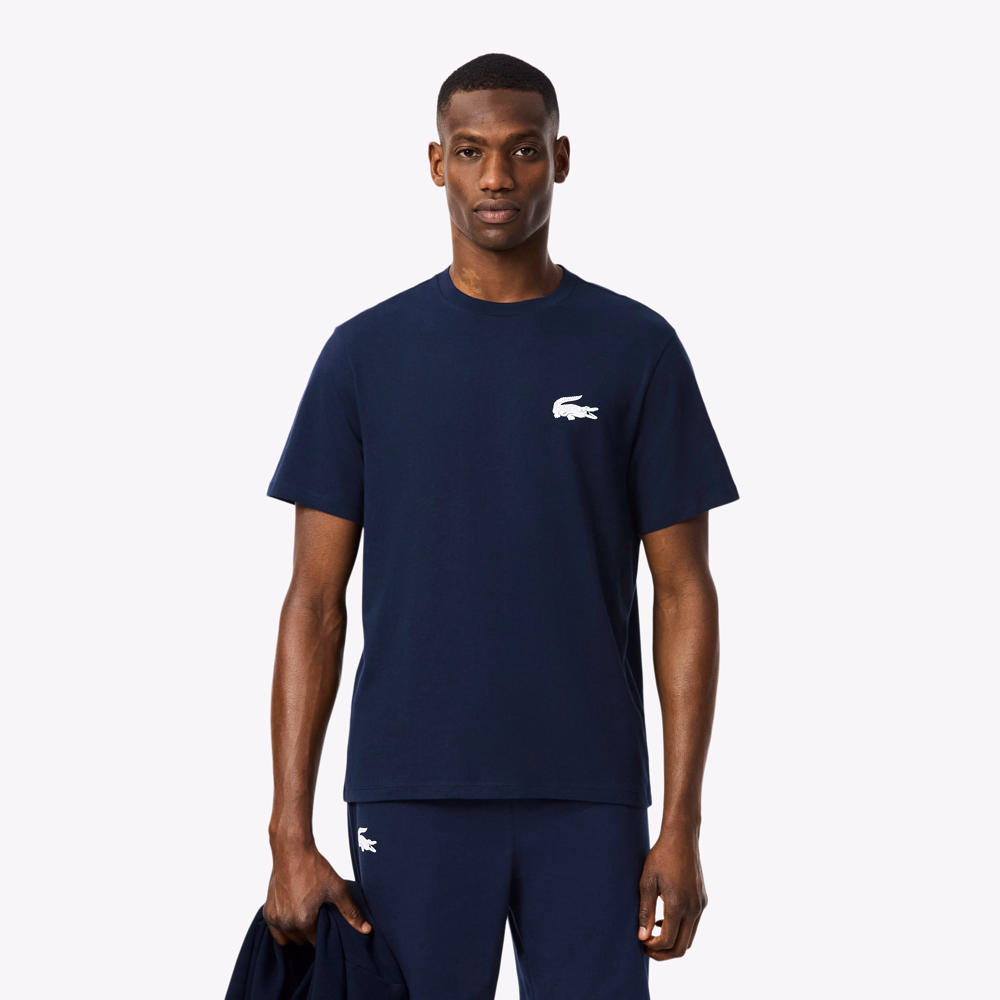 Men's Crocodile Print Cotton Undershirt