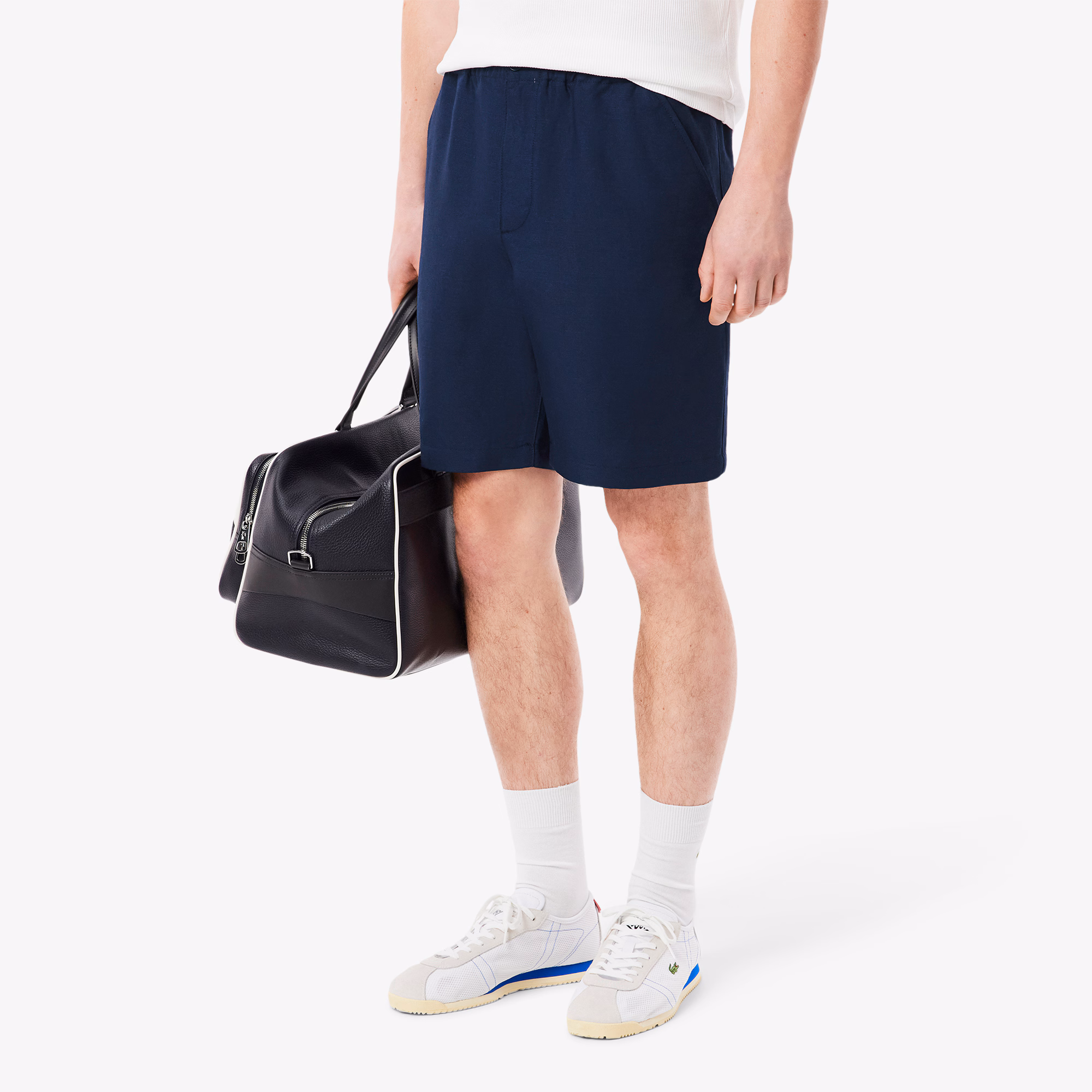 Men's Regular Fit Wool Blend Shorts