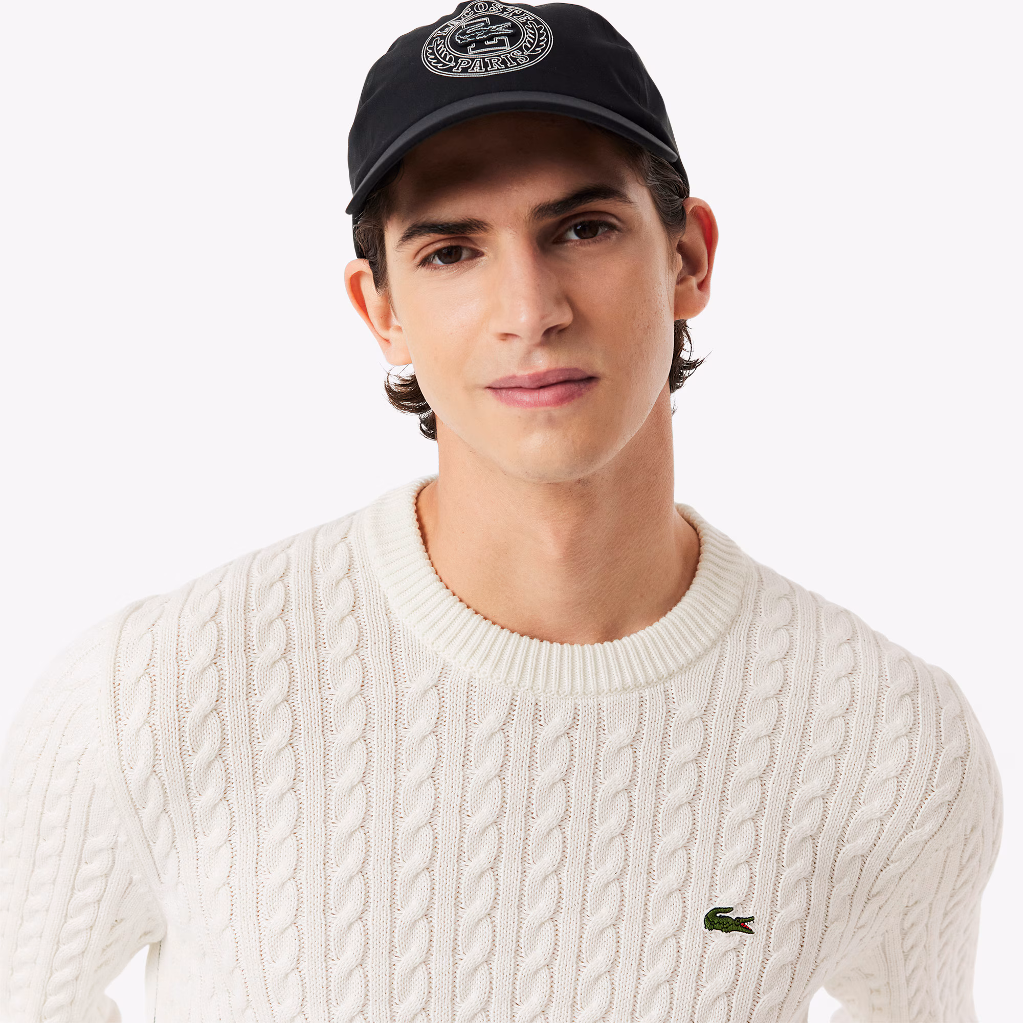 Men's Cable Knit Cotton Sweater