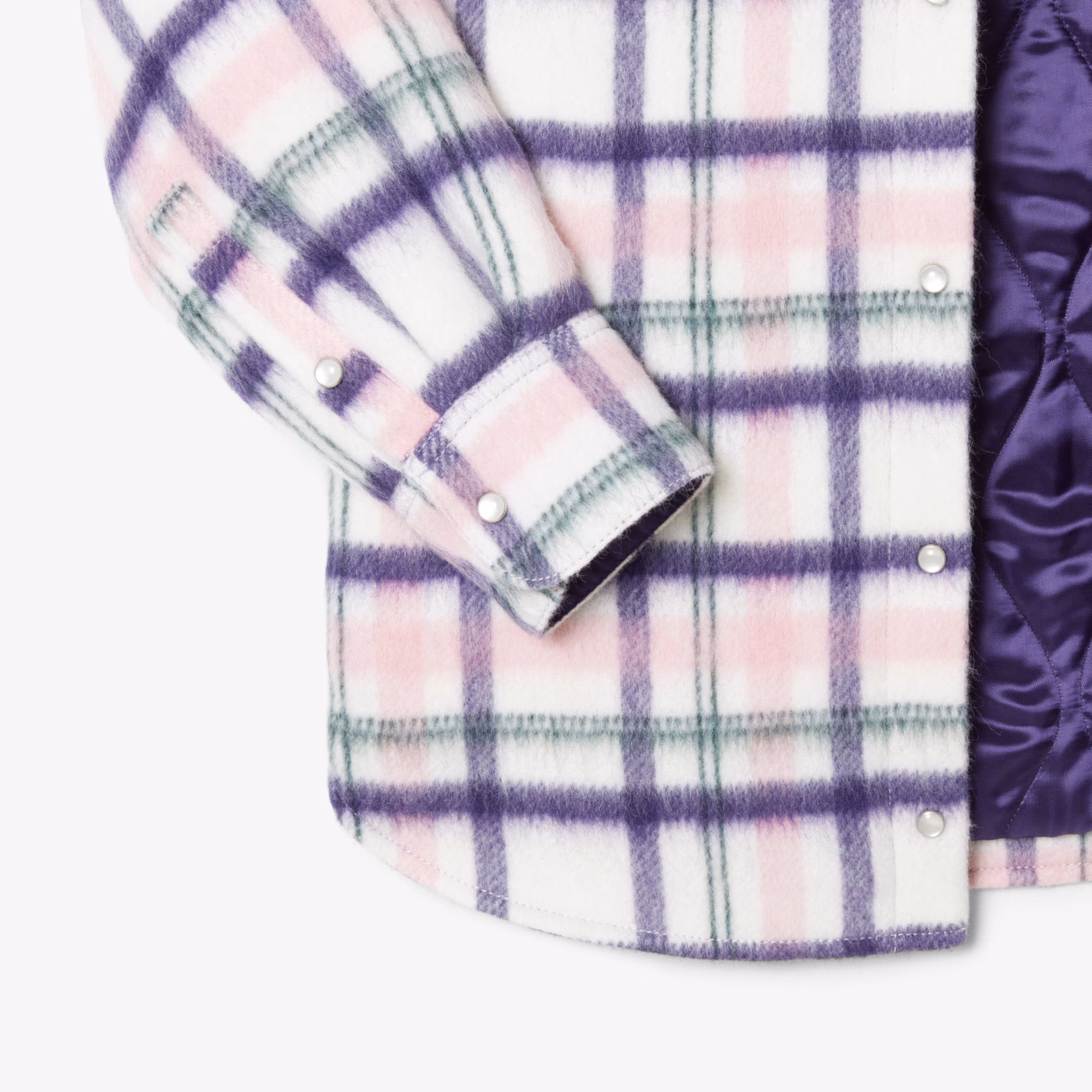 Women's Oversized Quilted Wool Overshirt