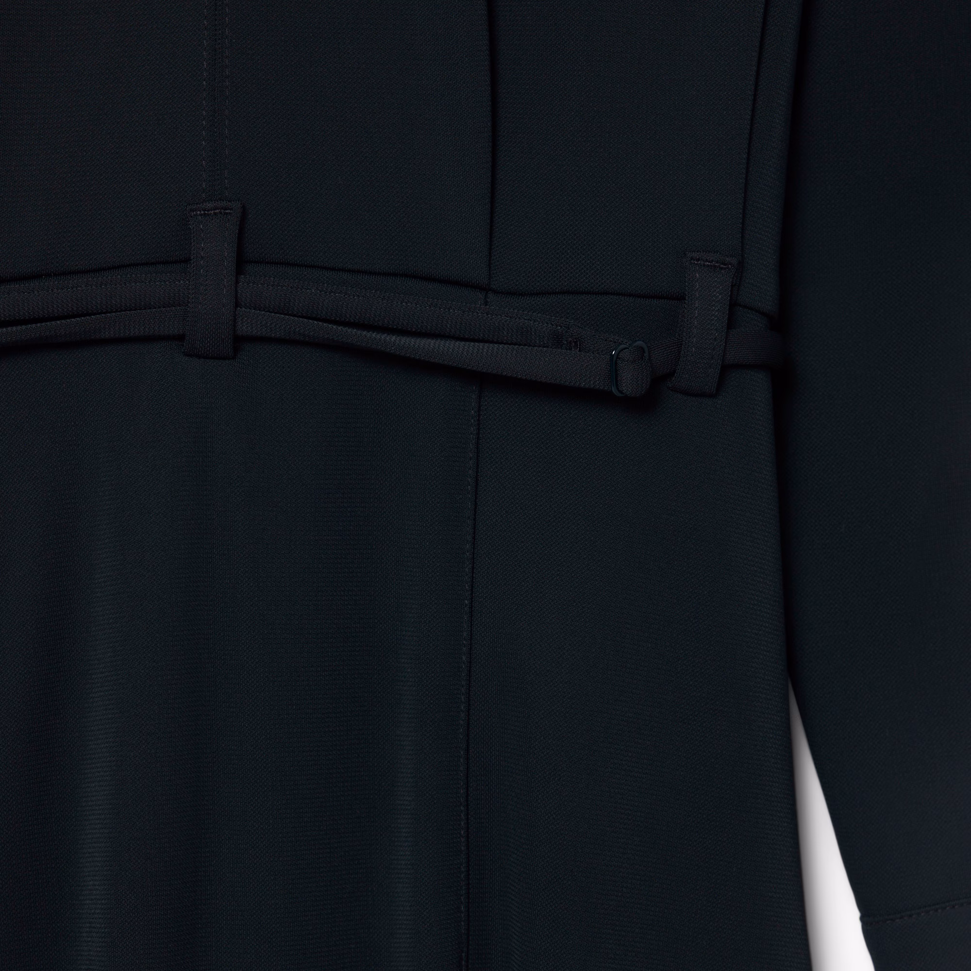 Runway Pleated Polo Maxi Dress