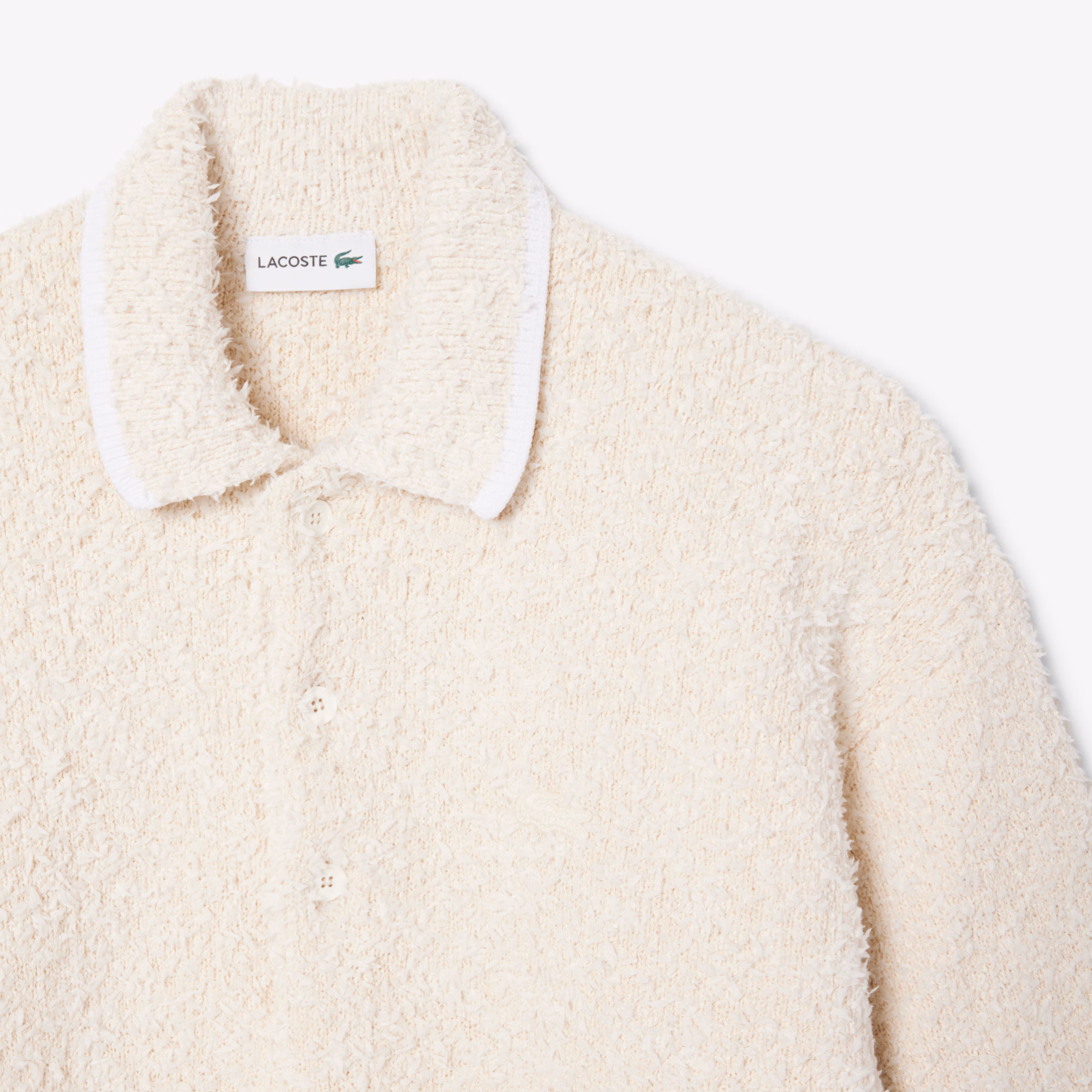 Men's Runway Bouclé Knit Polo