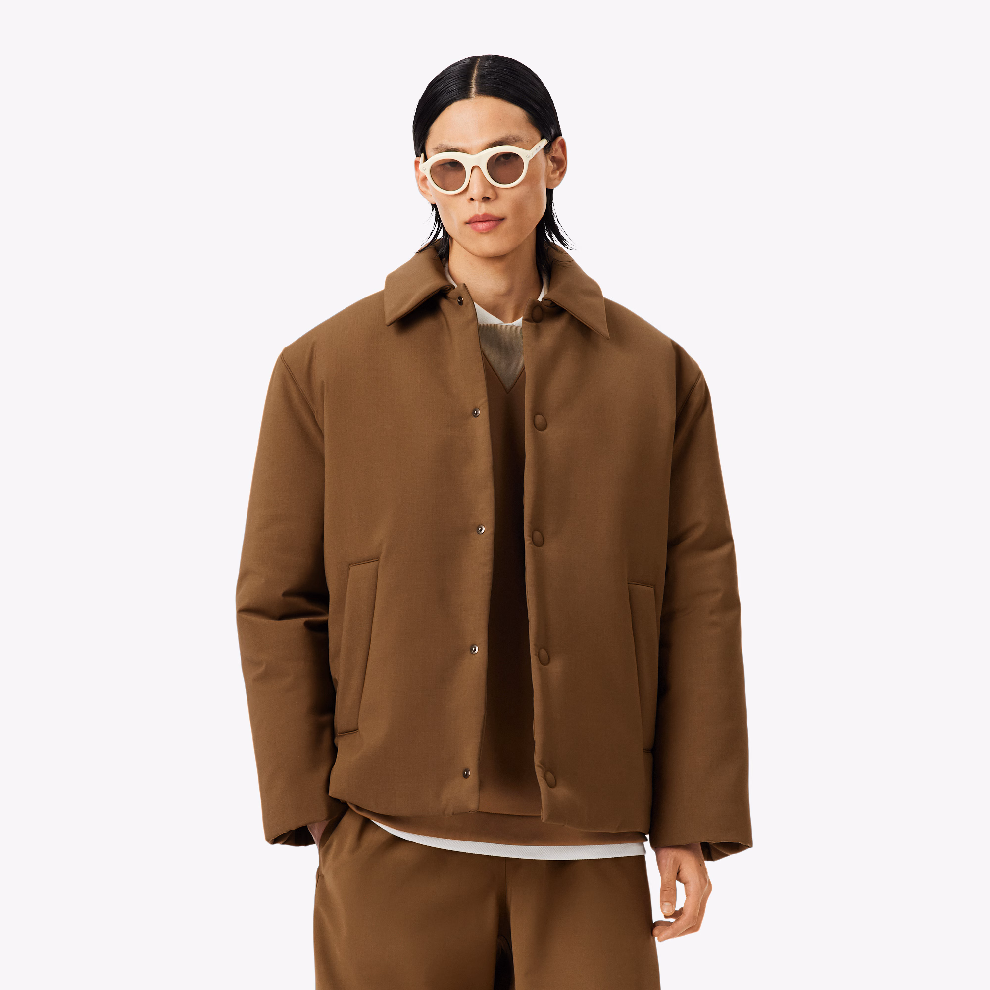 Runway Padded Wool Blend Jacket