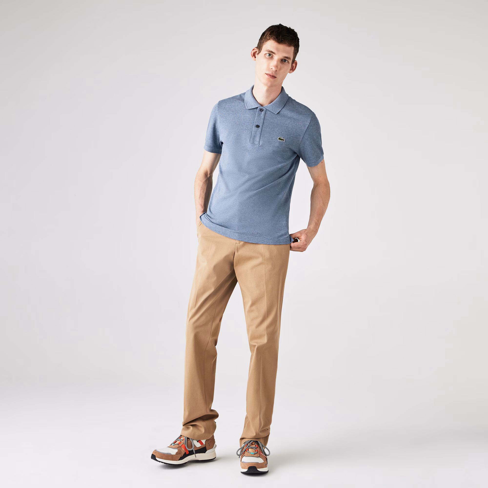 Men's Slim Fit L.12.12 Piqué Polo