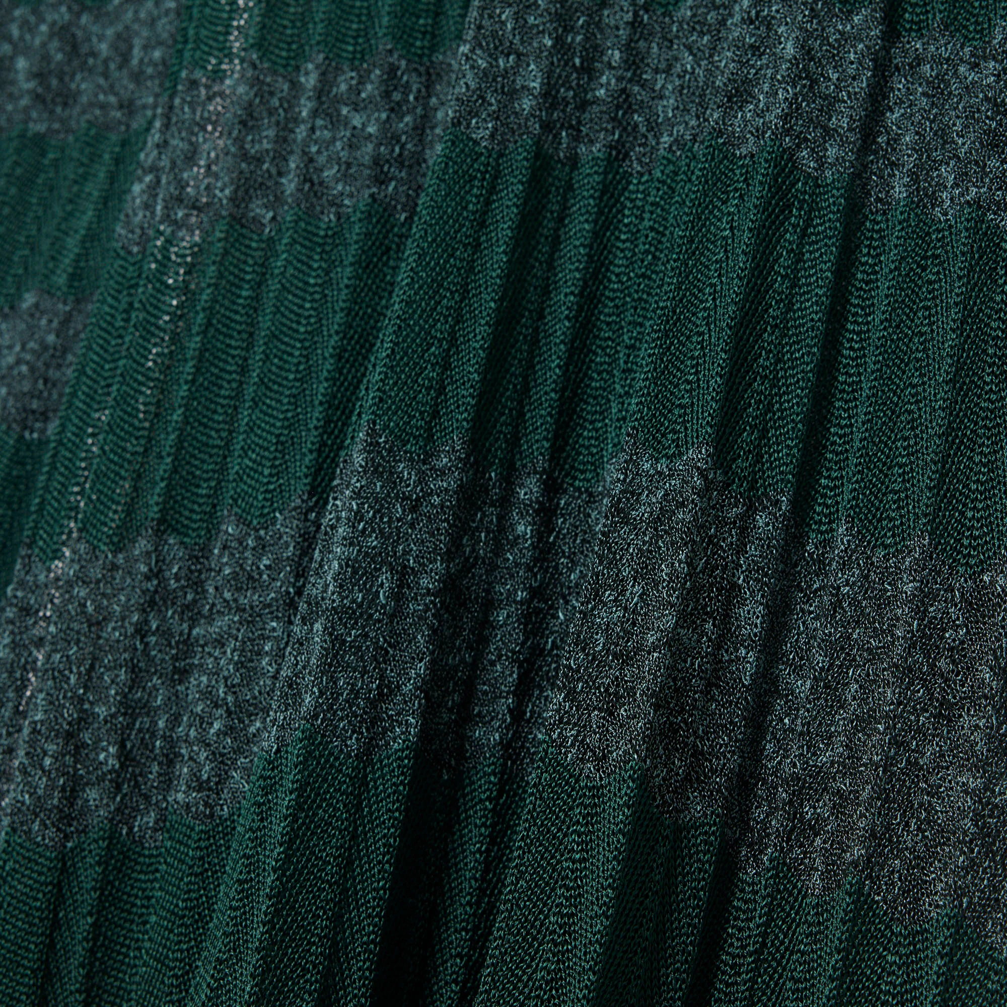 Runway Polo Collar Pointelle Maxi Dress