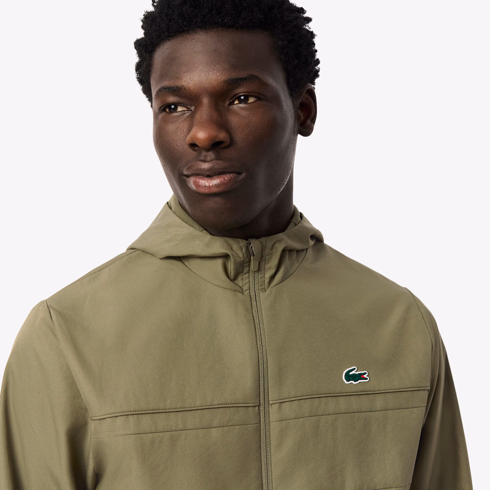 Men's Water-Repellent Sport Track Jacket