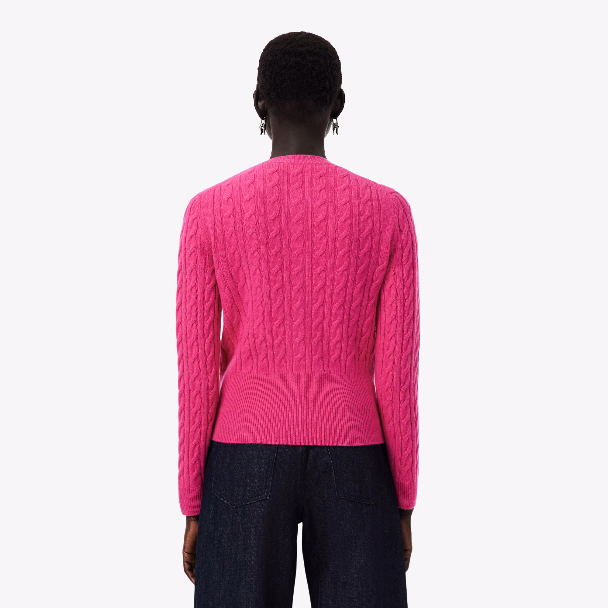 Runway Cashmere Cable Knit Cardigan