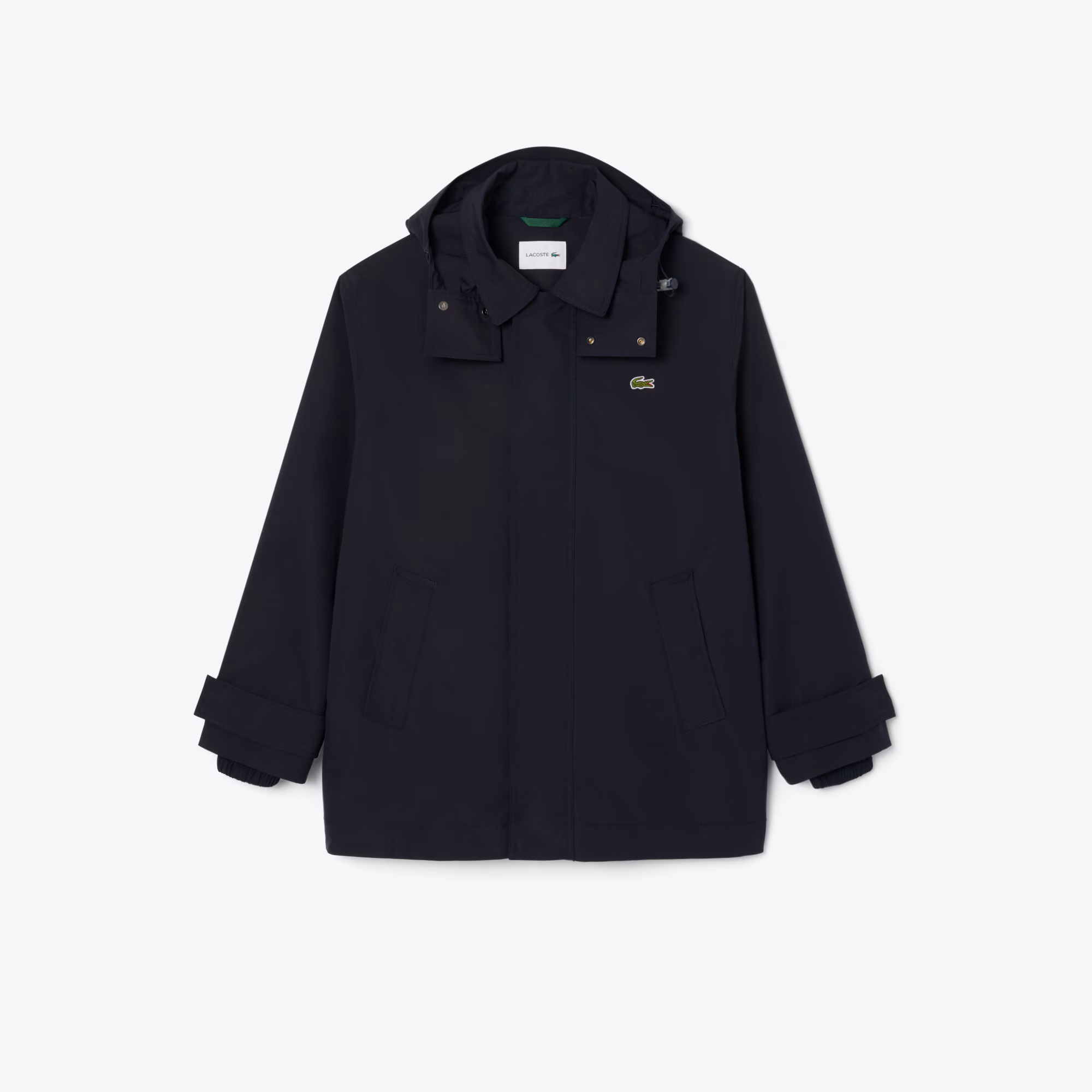 Men's Mid-Length Water-Repellent Hooded Parka