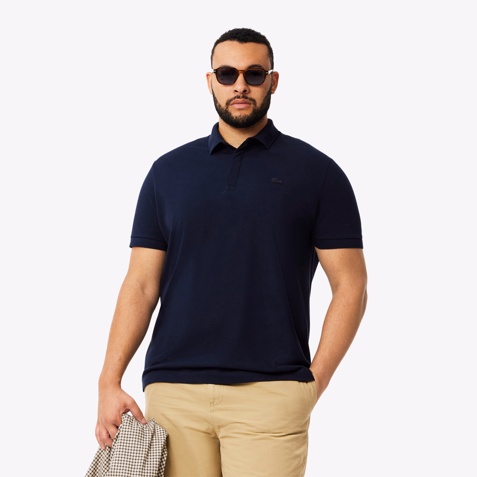 Men's Regular Fit Paris Stretch Piqué Polo
