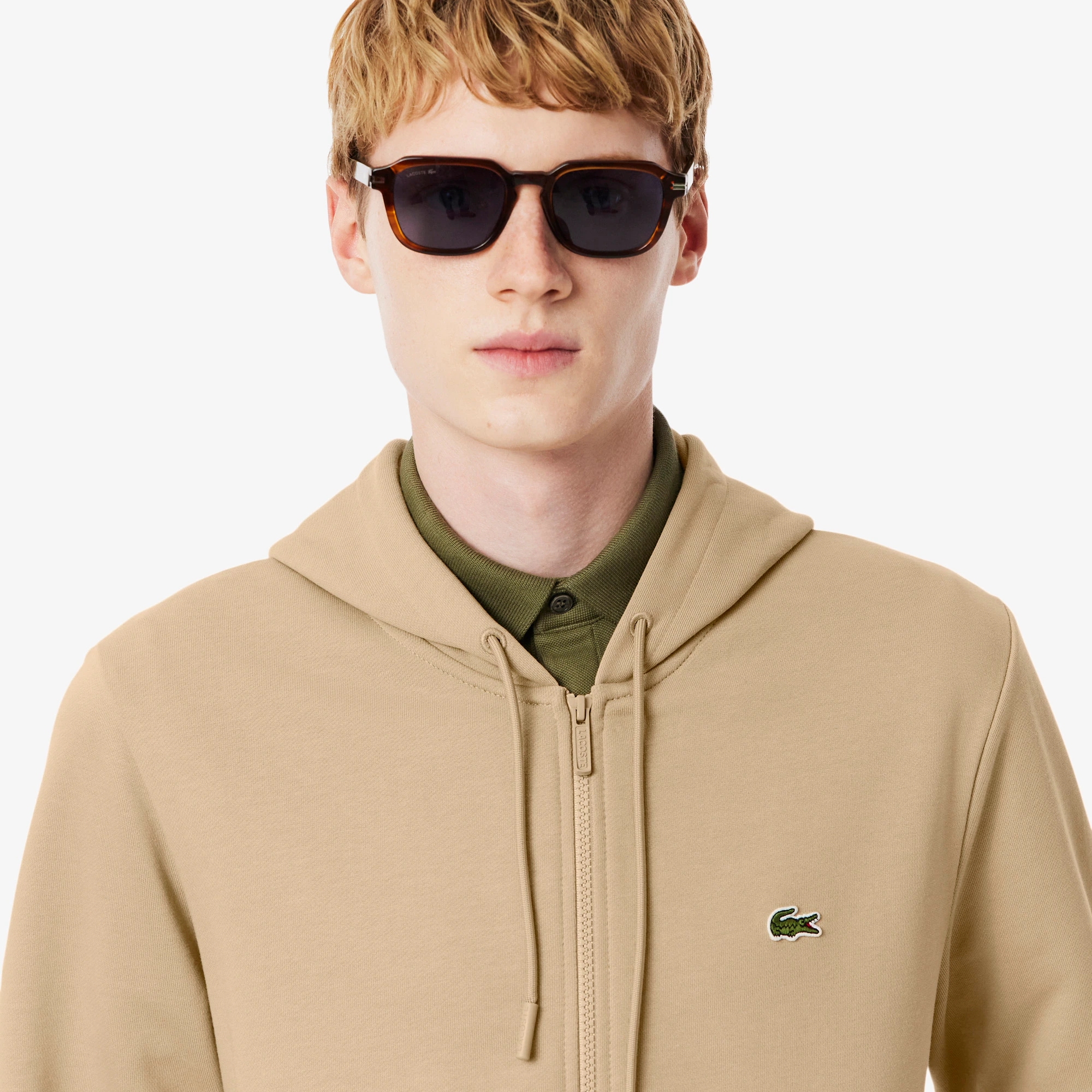 Men's Classic Fit Zip-Up Fleece Sweatshirt