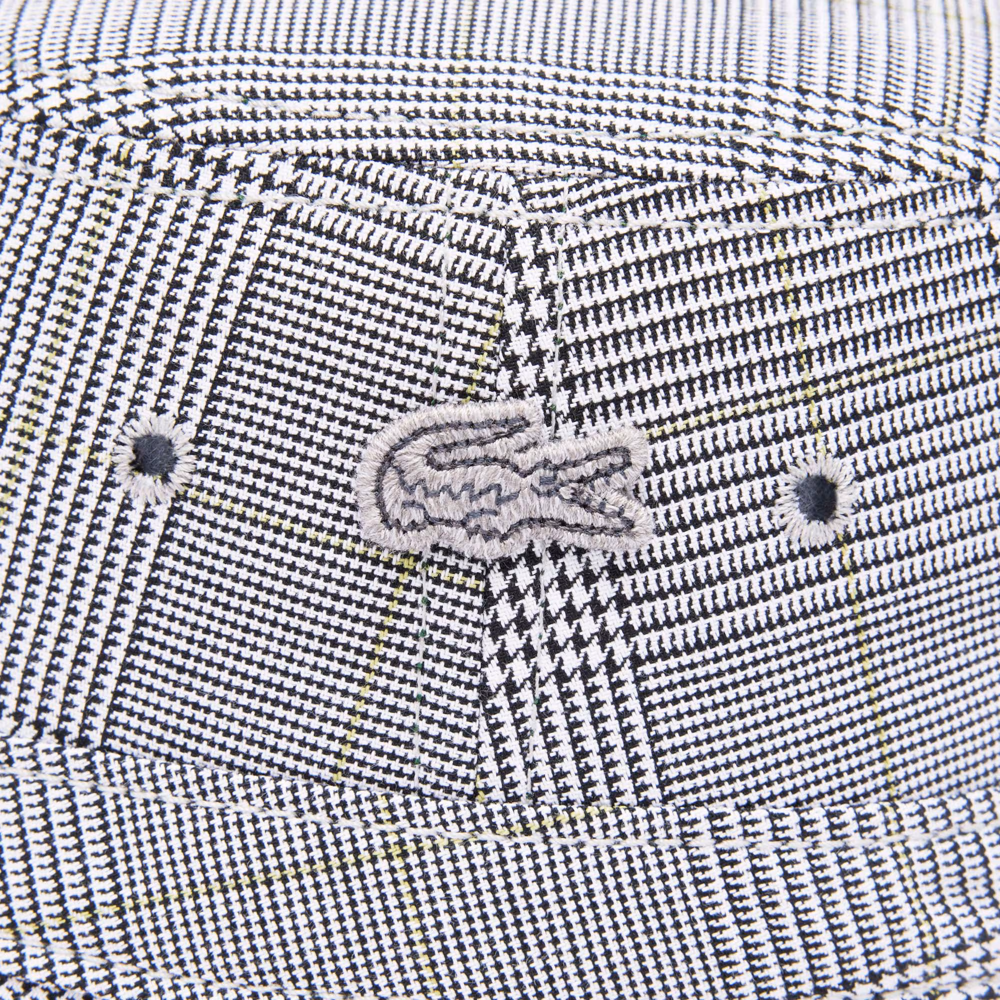 Unisex Double Face Plaid Cotton Bucket Hat