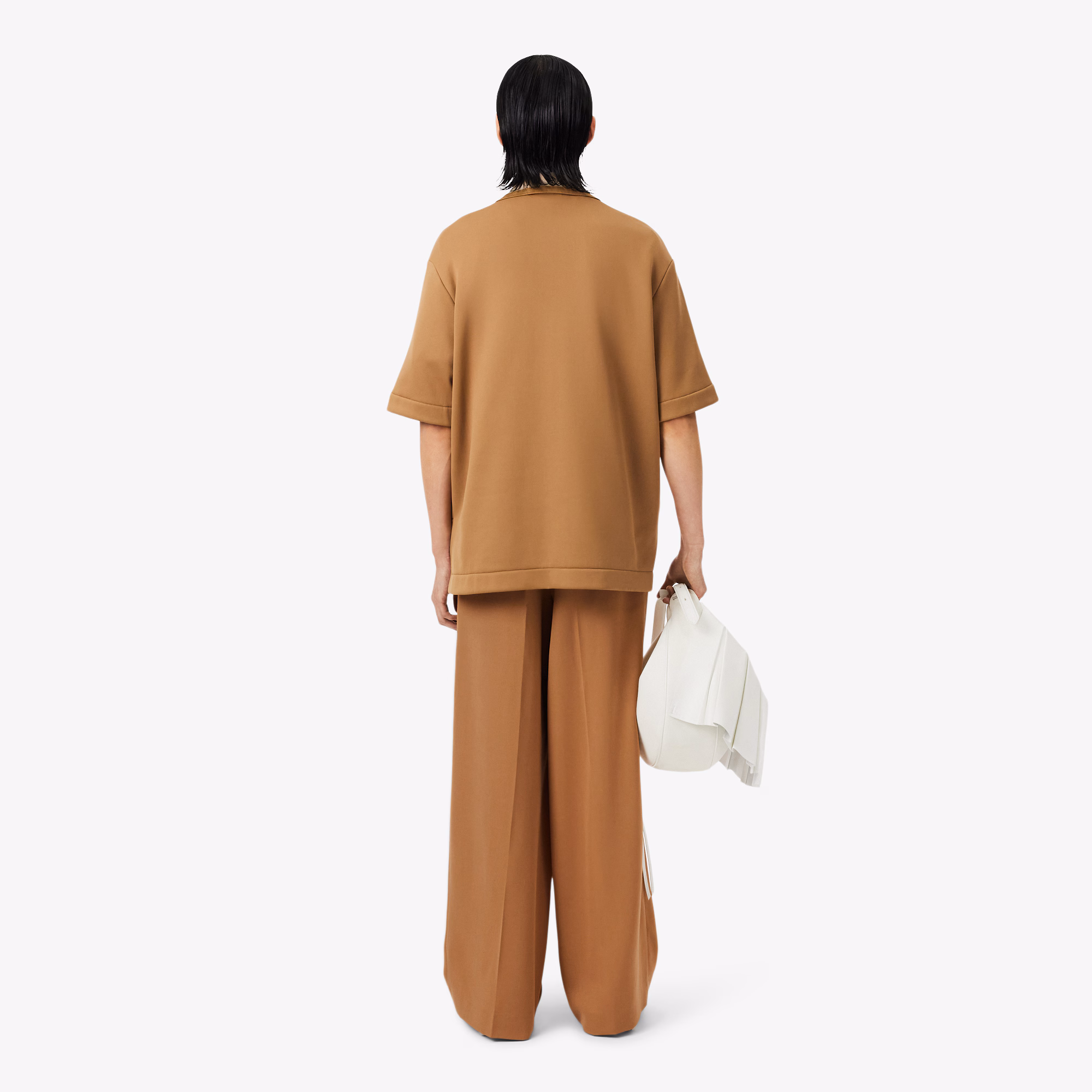 Runway Wide Fit Tailored Wool Pants