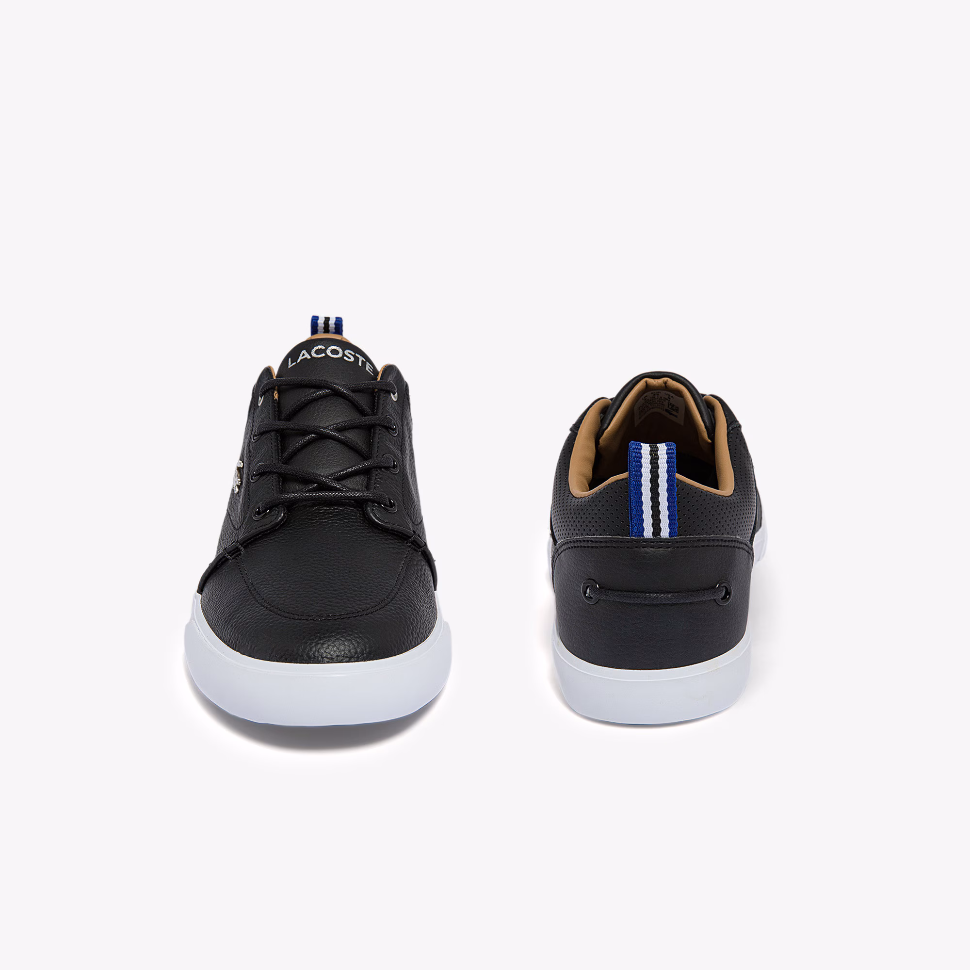 Men's Bayliss Leather Perforated Collar Sneakers