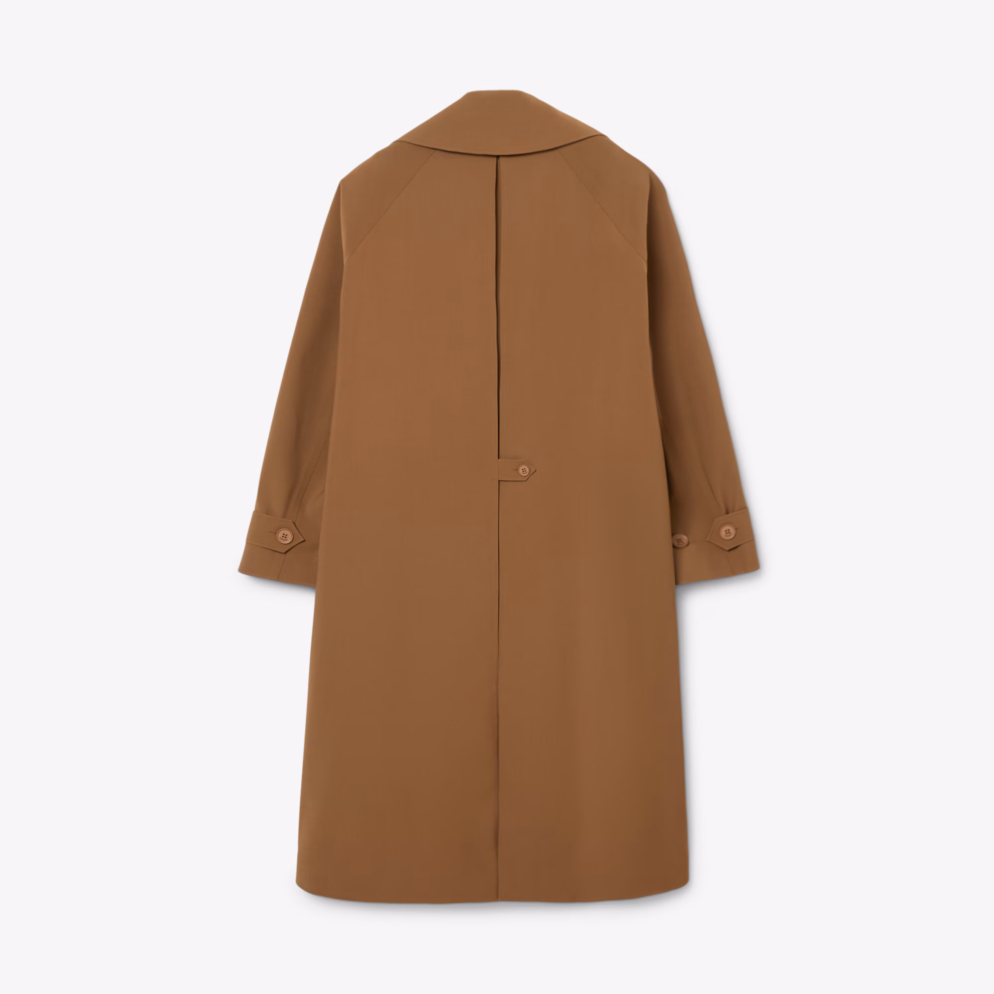 Runway Wool Blend Trench Coat