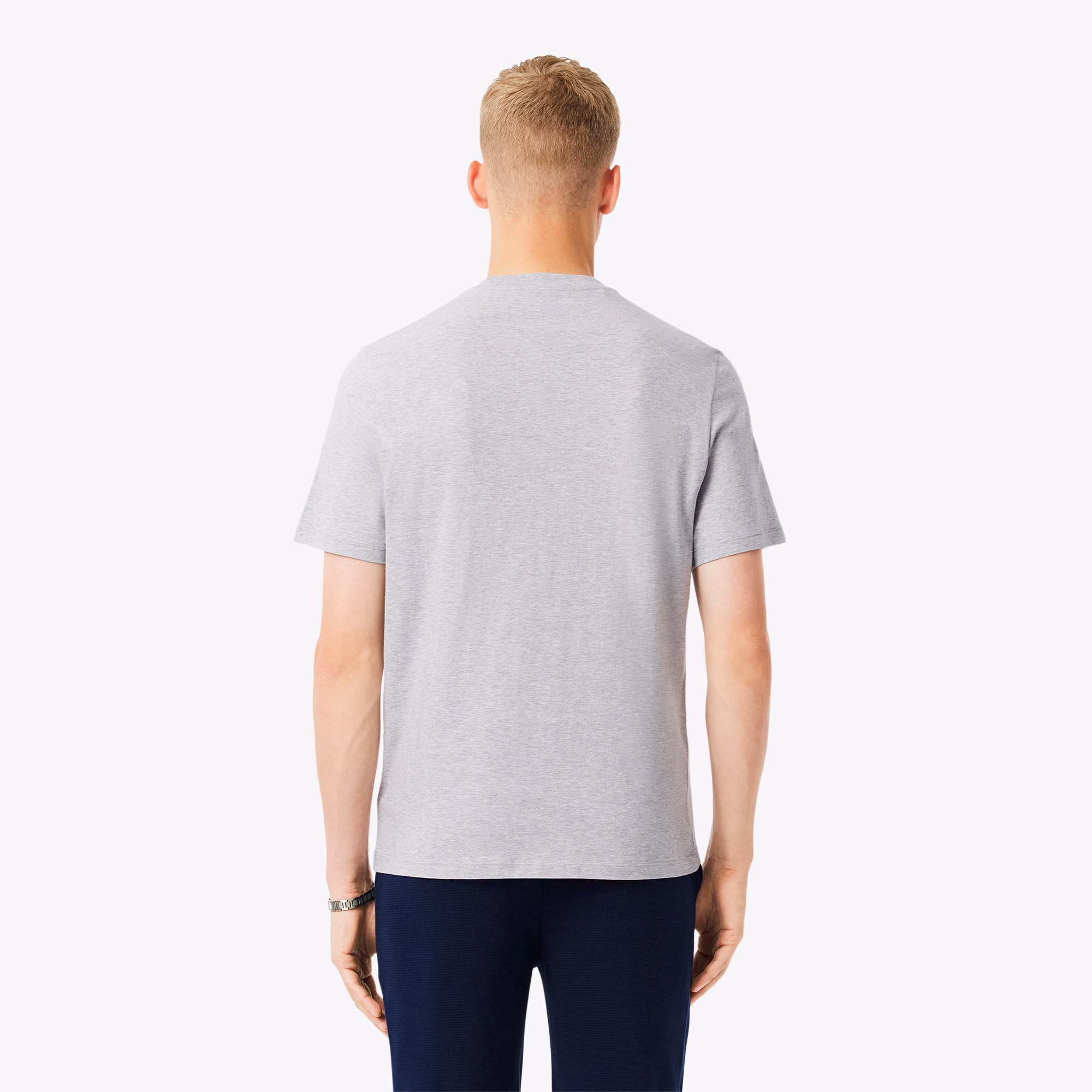 Men's Crocodile Print Cotton Undershirt