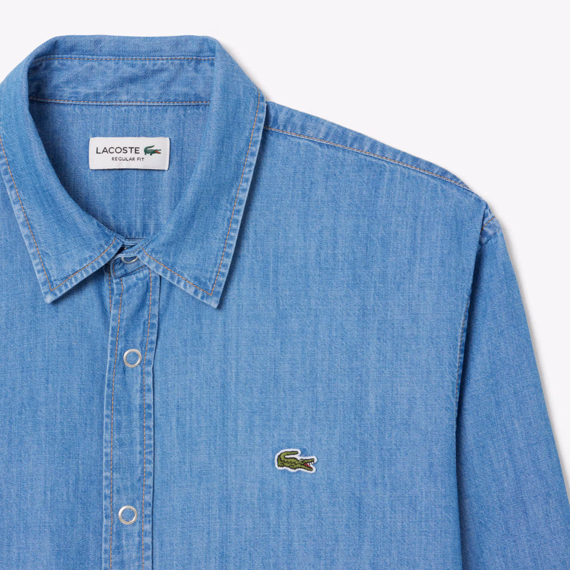 Men's Regular Fit Lightweight Denim Shirt