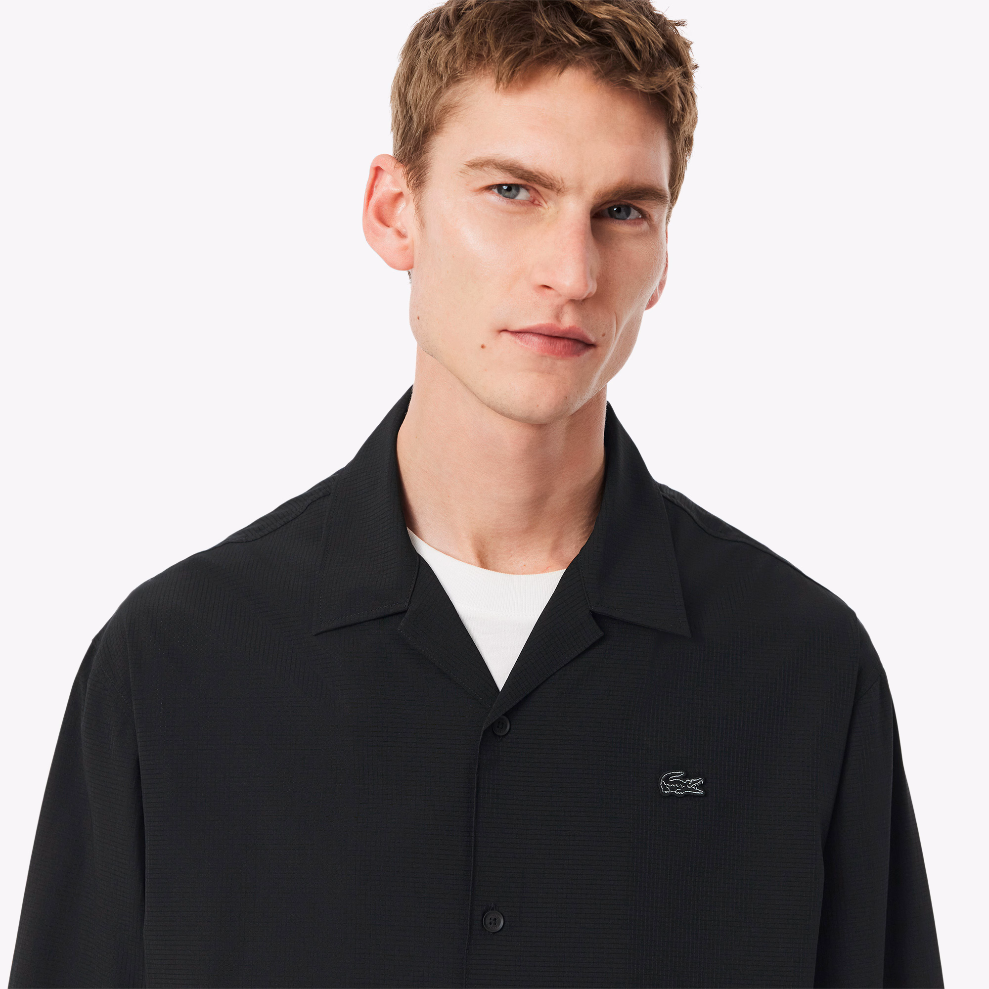 Men's Lightweight Relaxed Fit Perforated Shirt