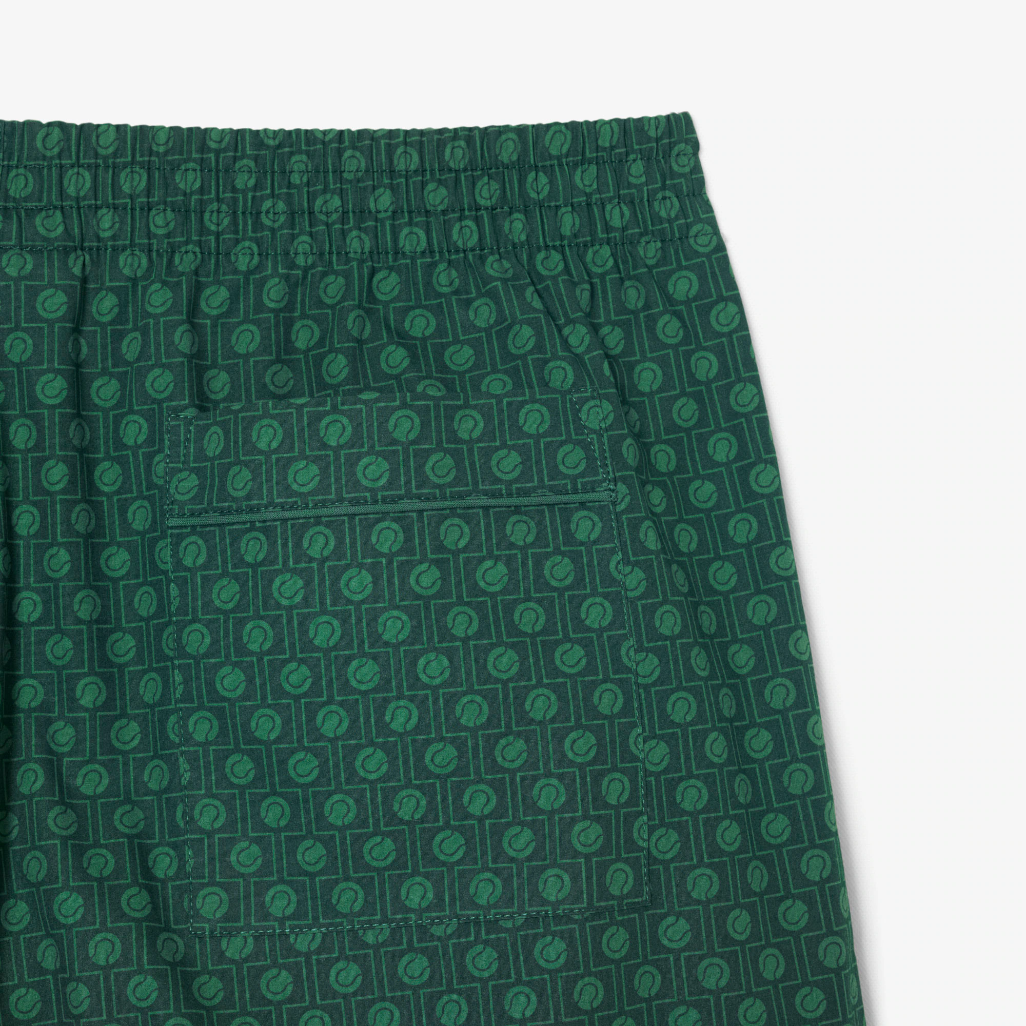 Men's Runway Print Poplin Shorts