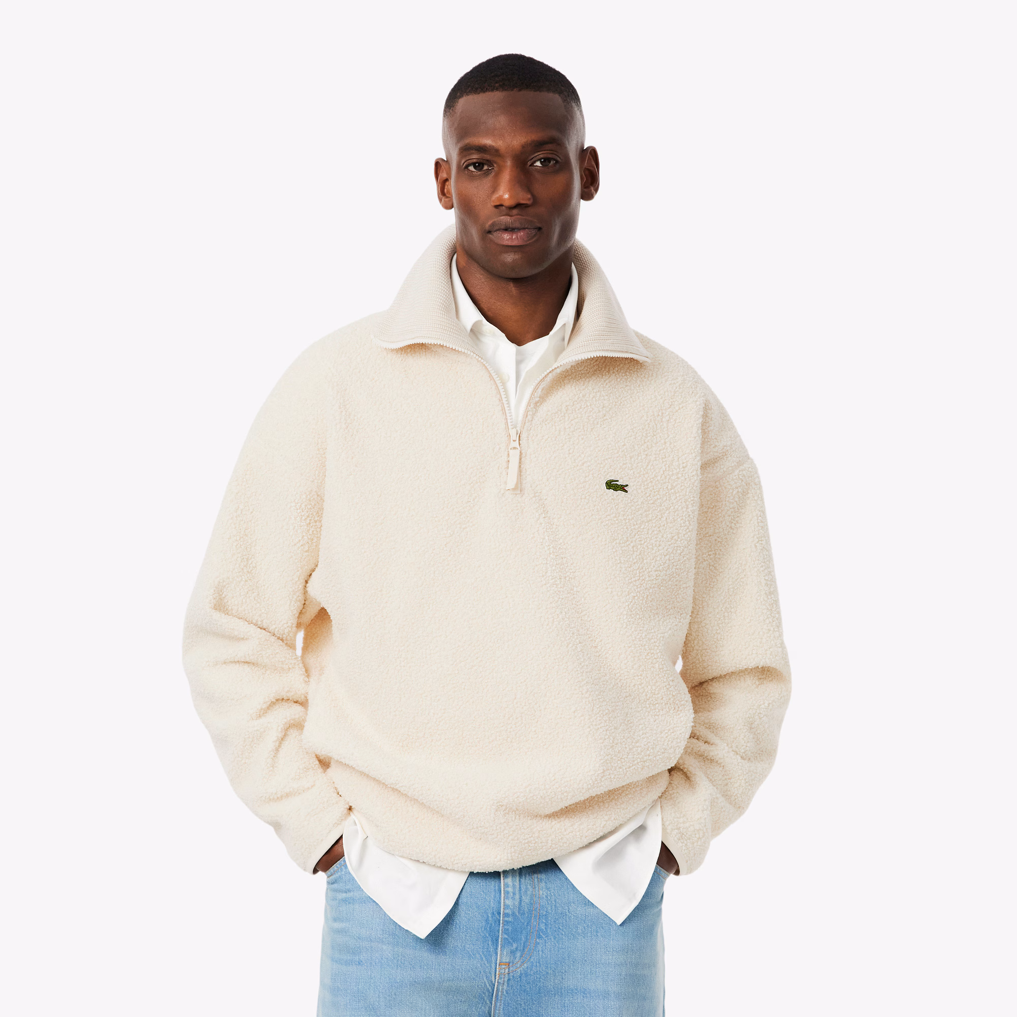 Men's Zip-Up Polar Fleece Sweatshirt