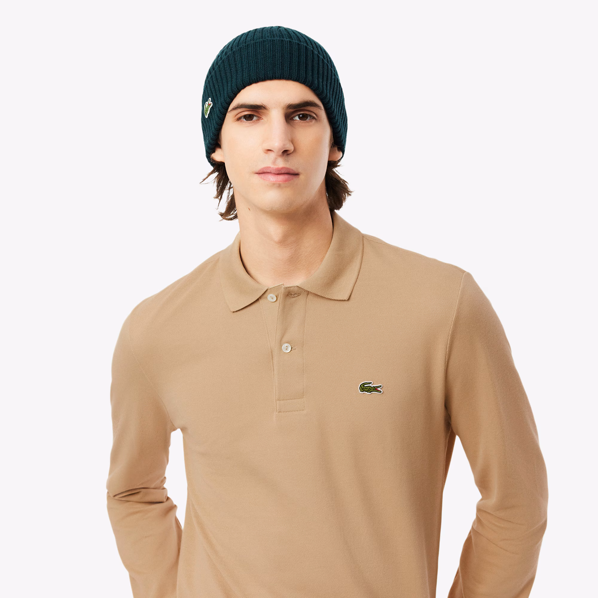 Men's Classic Fit Long Sleeve L.12.12 Polo