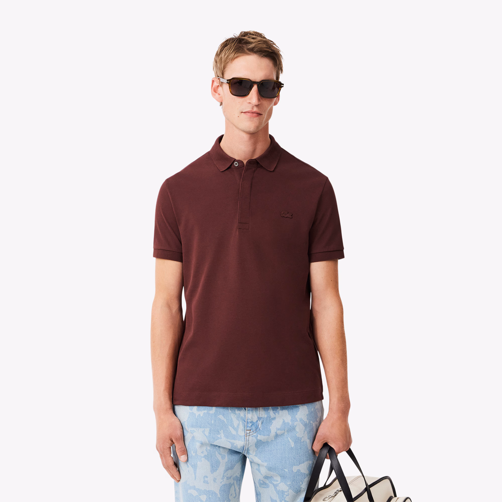 Men's Regular Fit Paris Stretch Piqué Polo