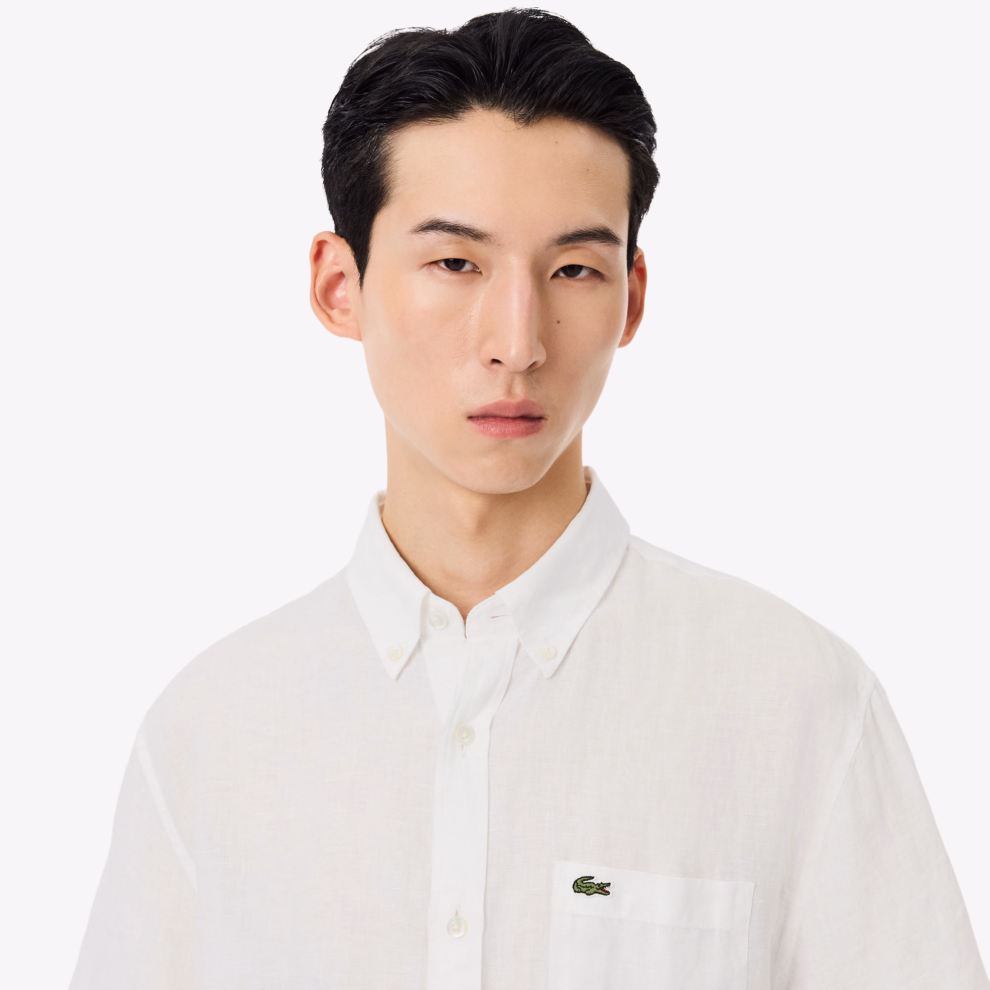 Men's Short Sleeve Linen Shirt